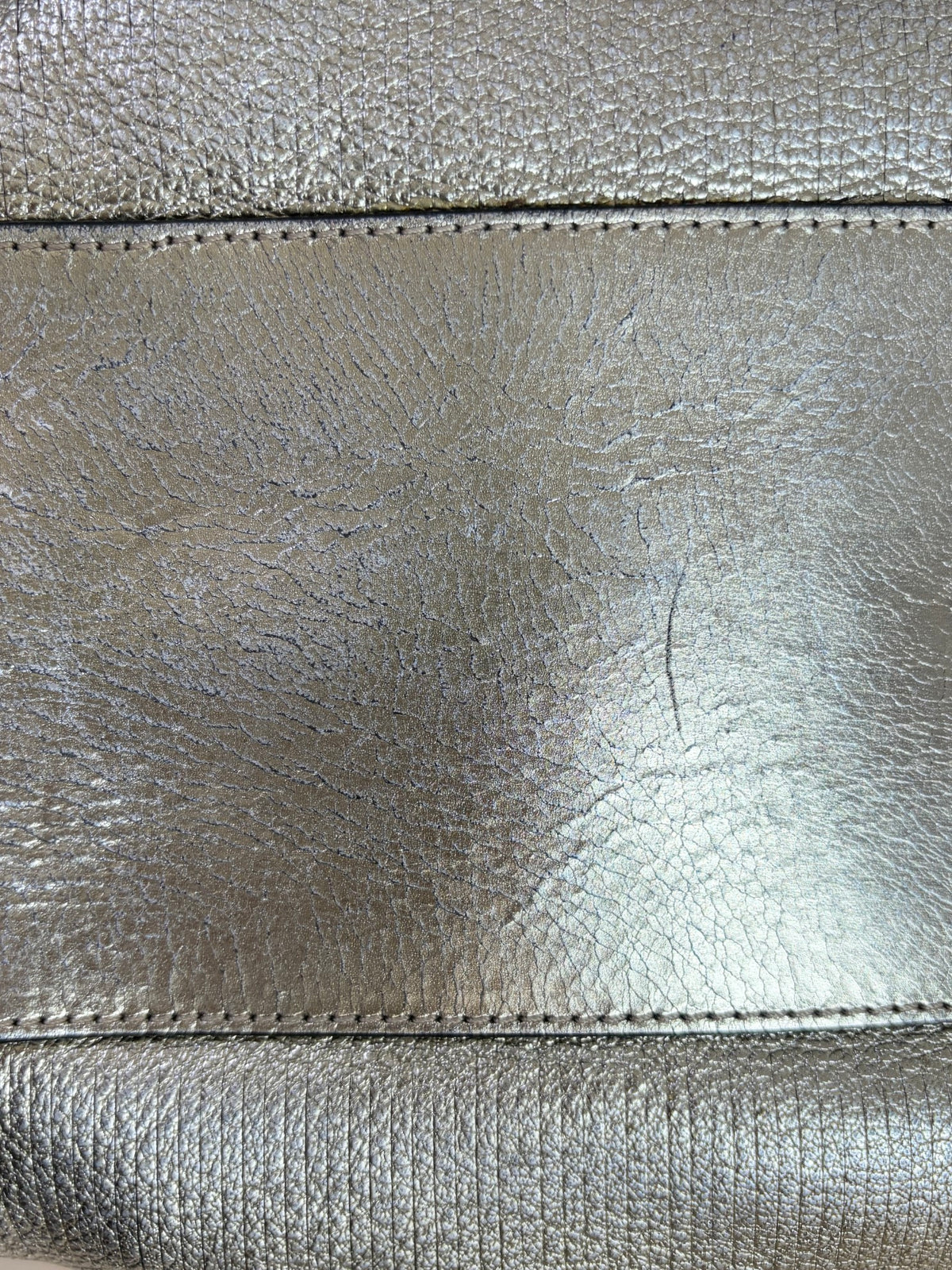 Burberry prorsum gold metallic shoulder bag