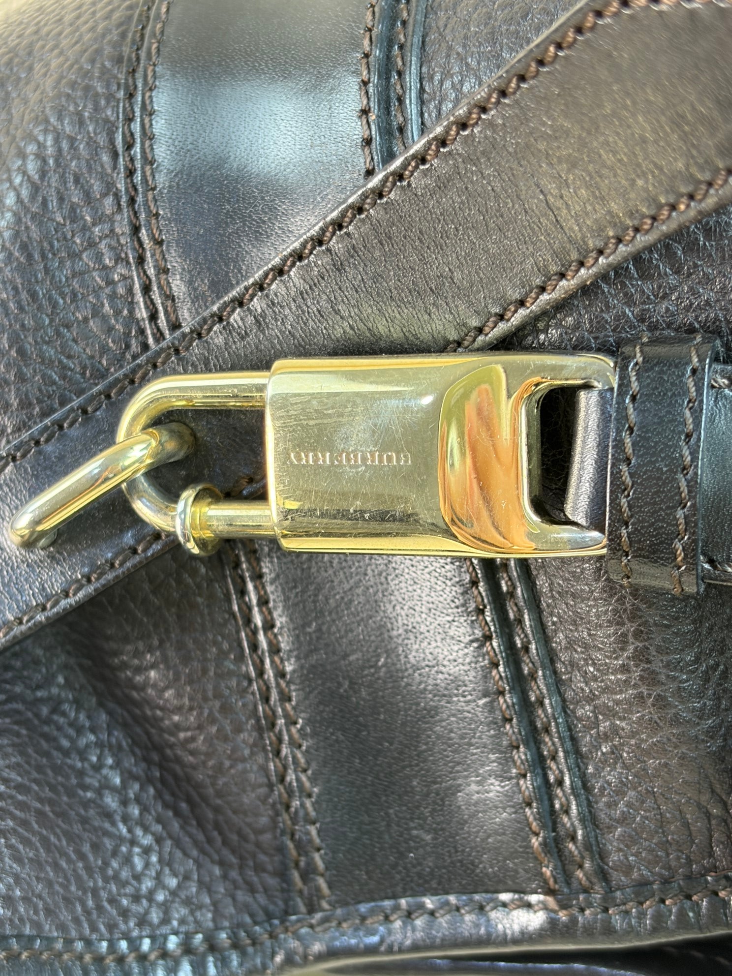 Burberry Brown Willenmore Medium Hobo Bag