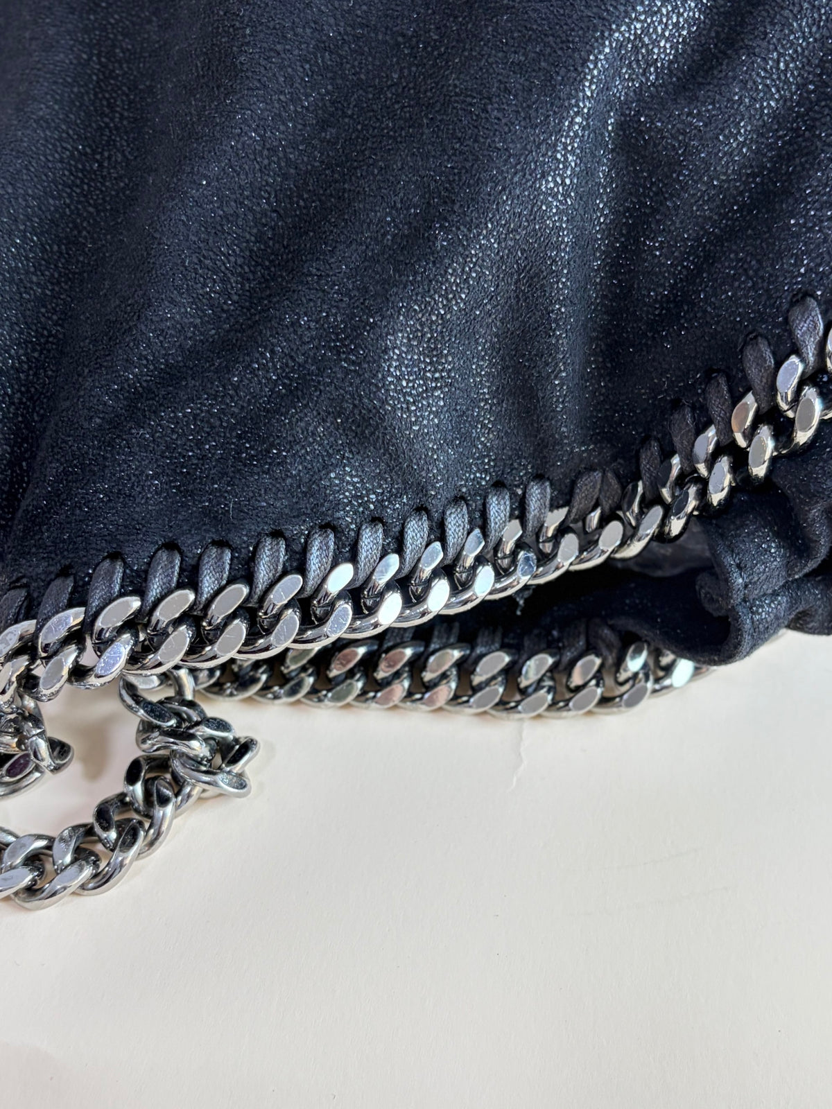 Stella McCartney black Falabella large Bag