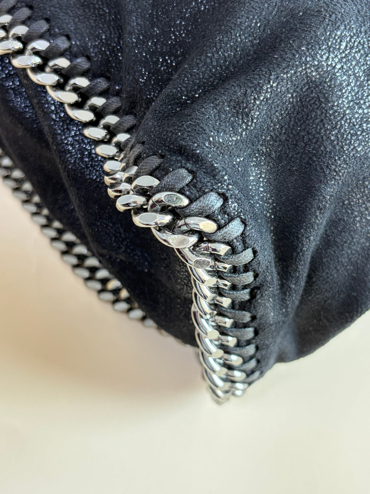 Stella McCartney black Falabella large Bag