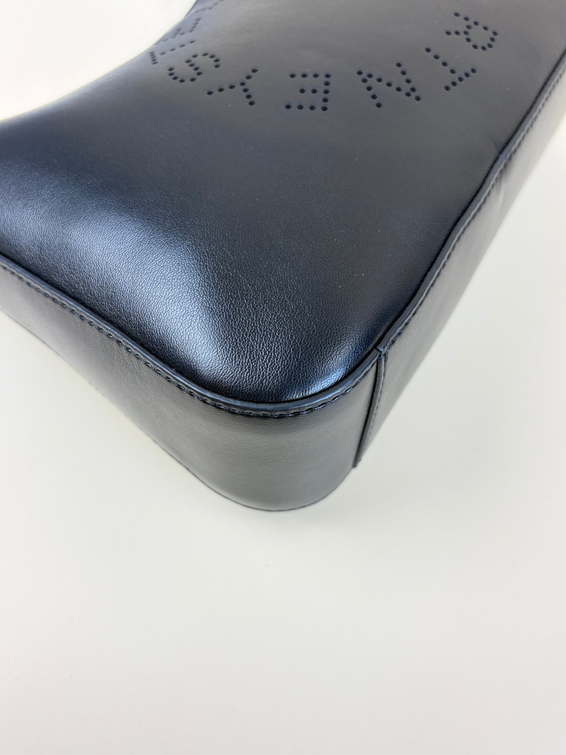 Stella Mccartney Black Logo Crossbody Shoulder Bag