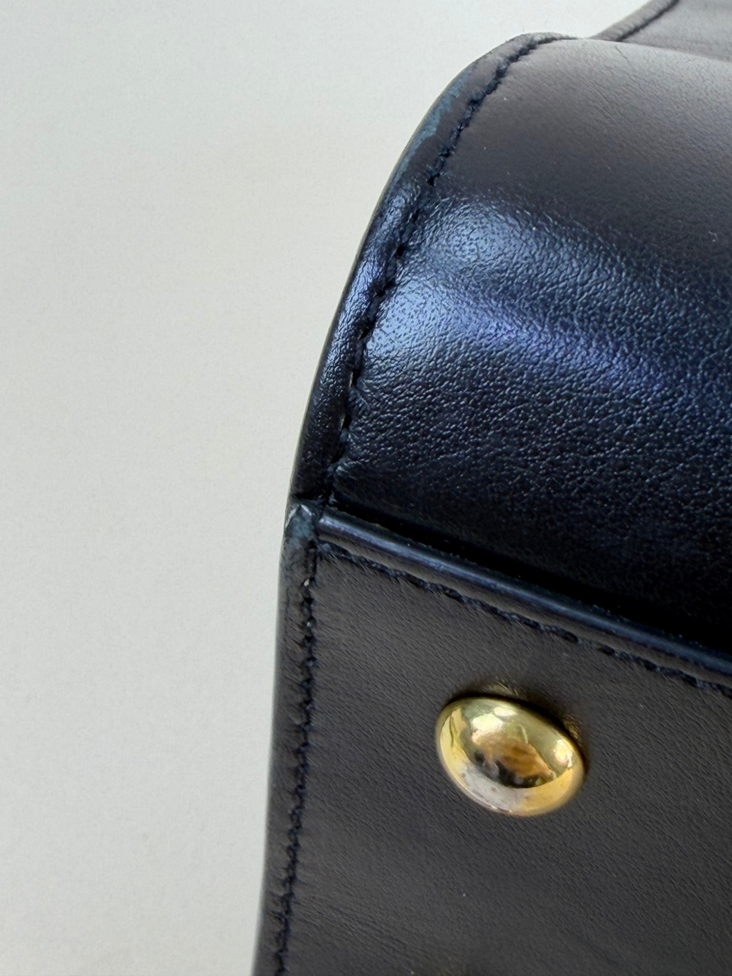 YSL Black Monogram Baby Cabas Tote Bag