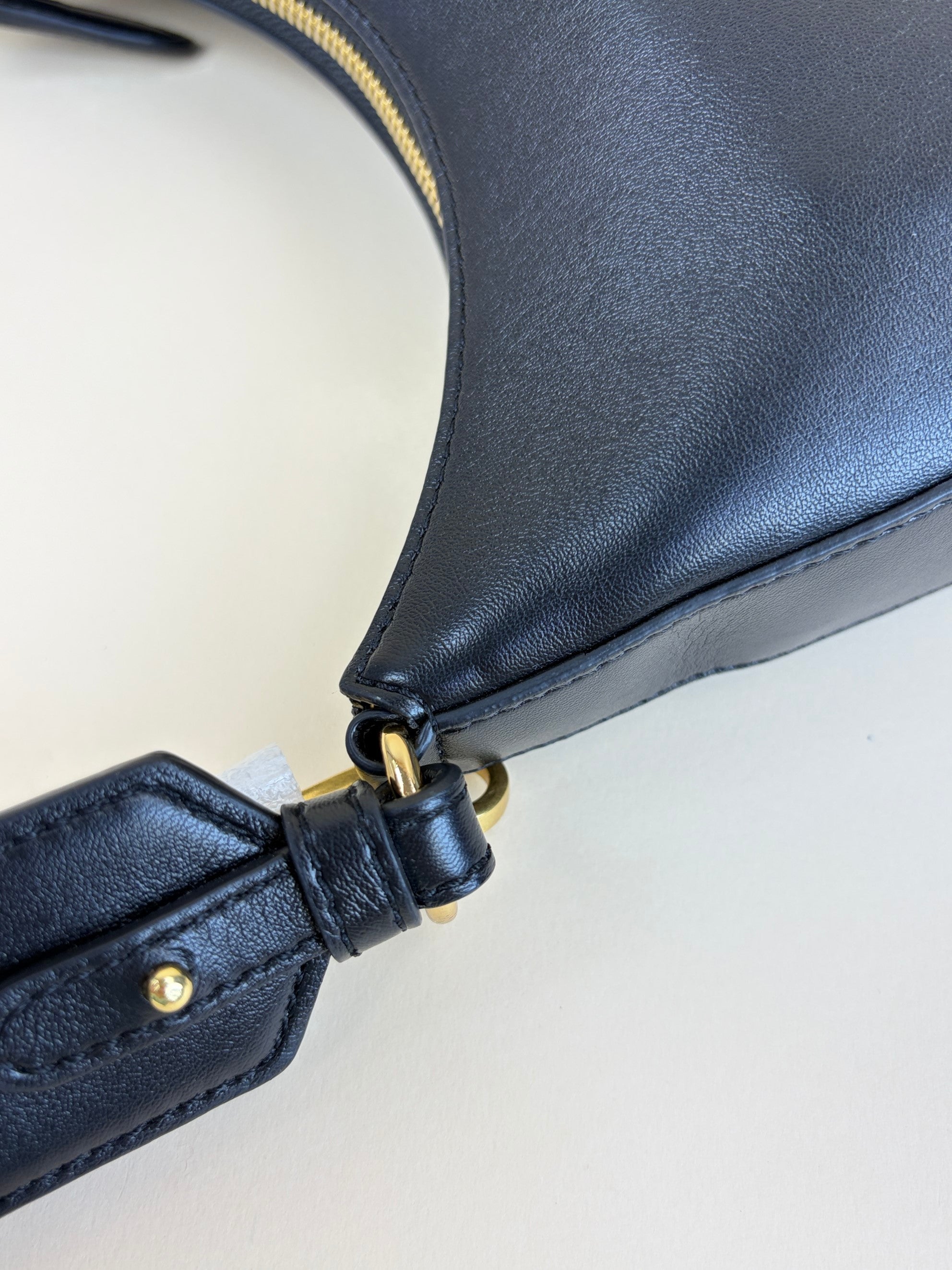 Stella Mccartney Black Logo Crossbody Shoulder Bag