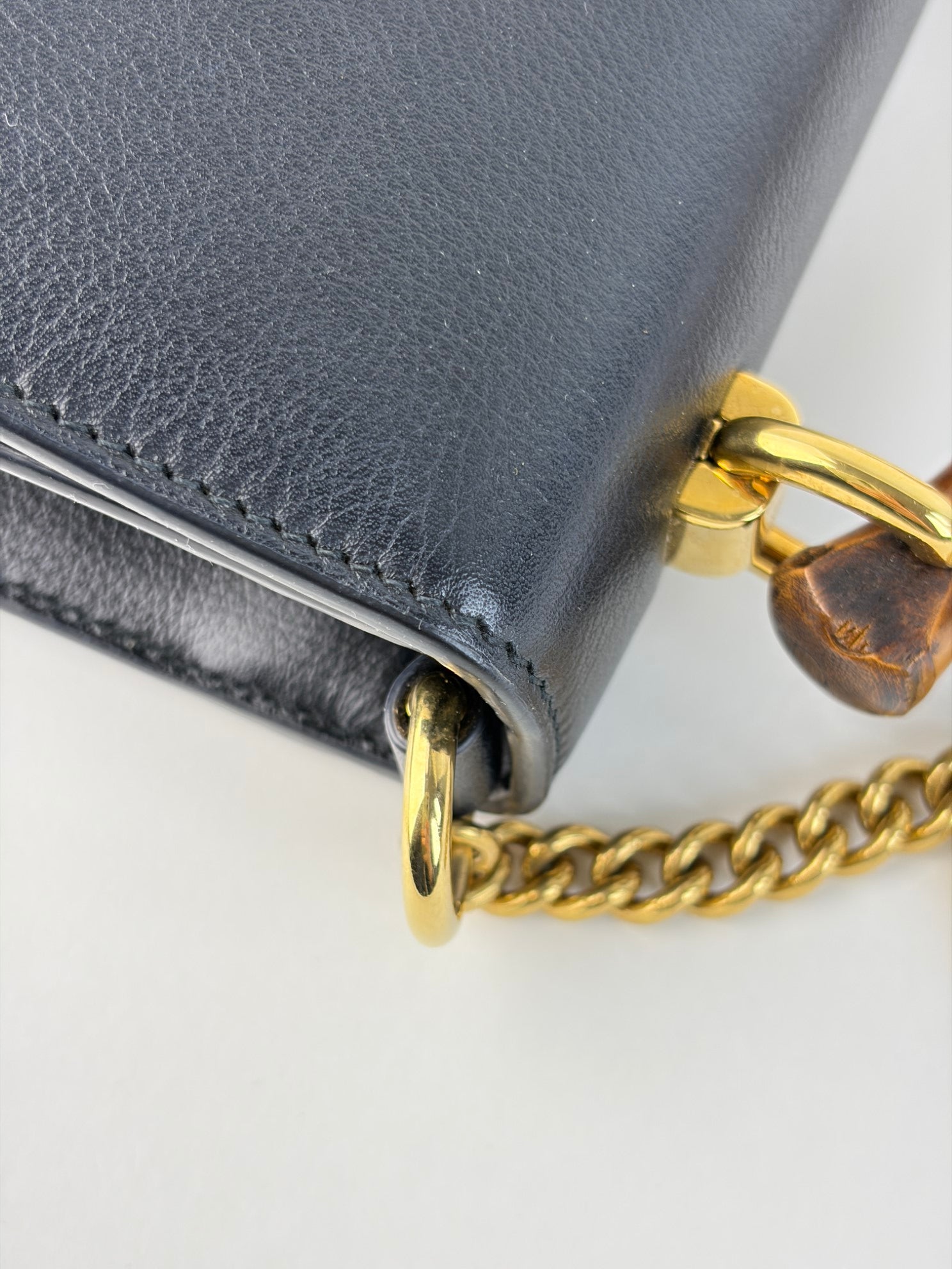 Gucci Black GG mini diana top handle crossbody bag