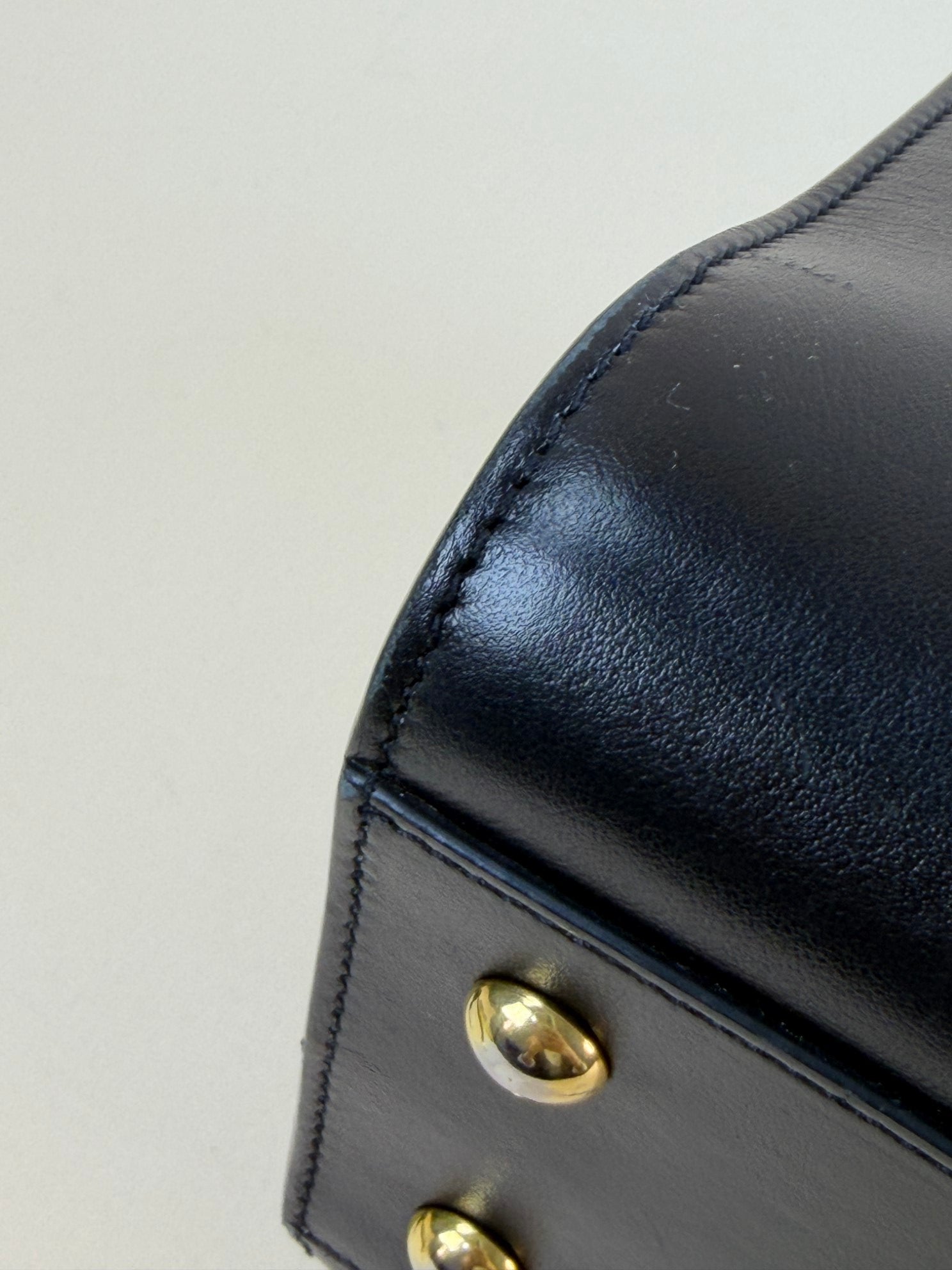 YSL Black Monogram Baby Cabas Tote Bag