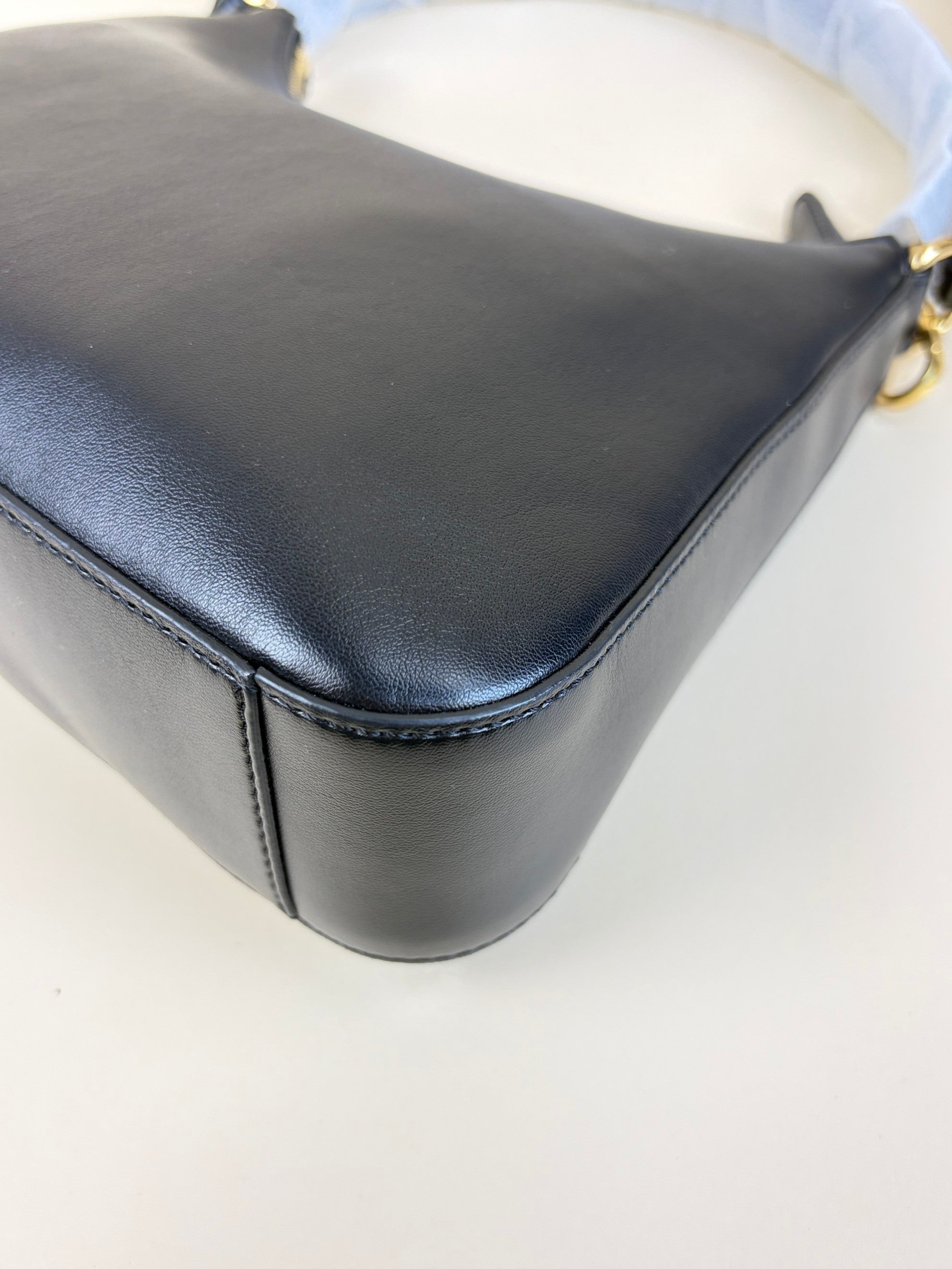 Stella Mccartney Black Logo Crossbody Shoulder Bag