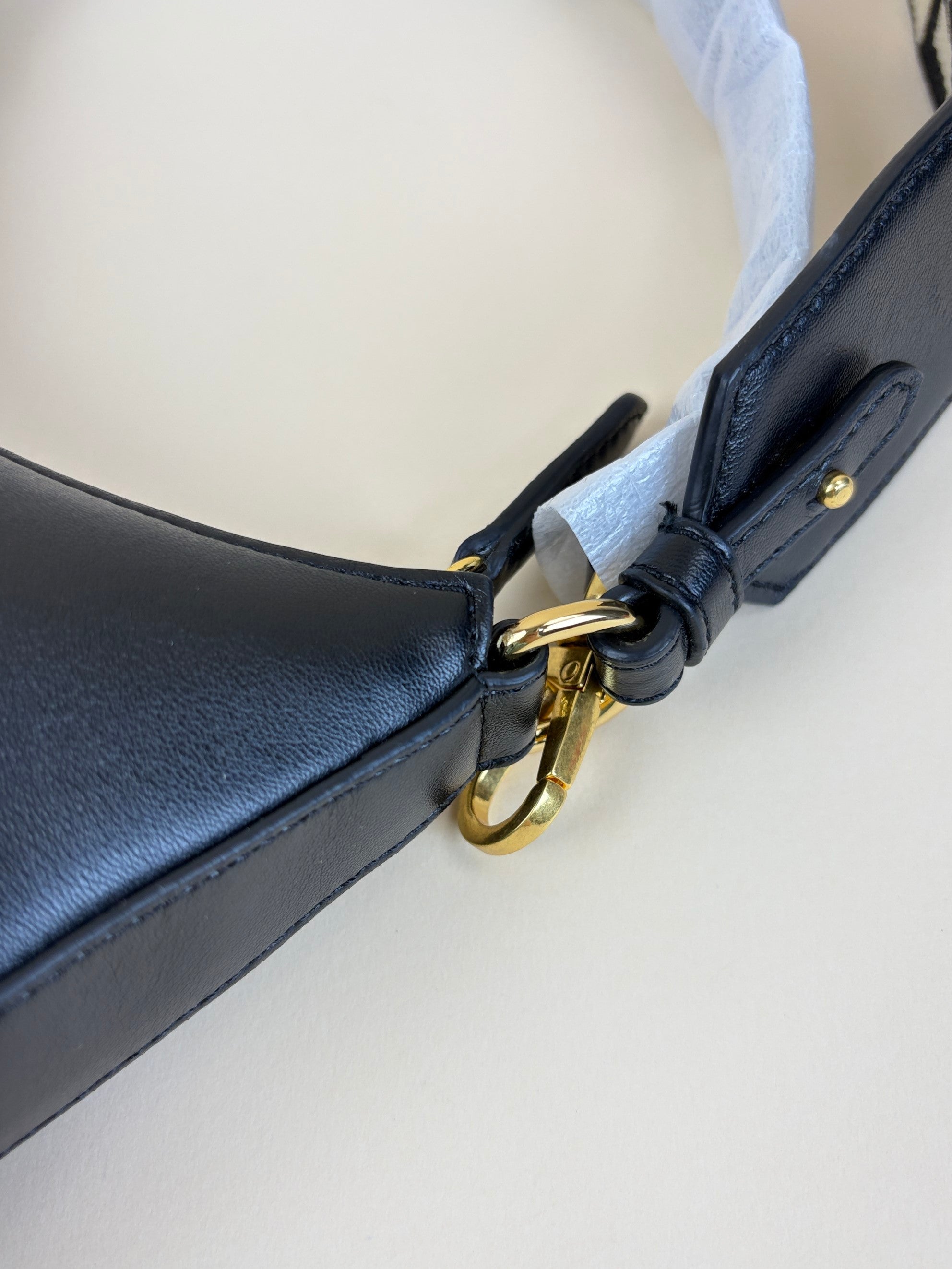 Stella Mccartney Black Logo Crossbody Shoulder Bag