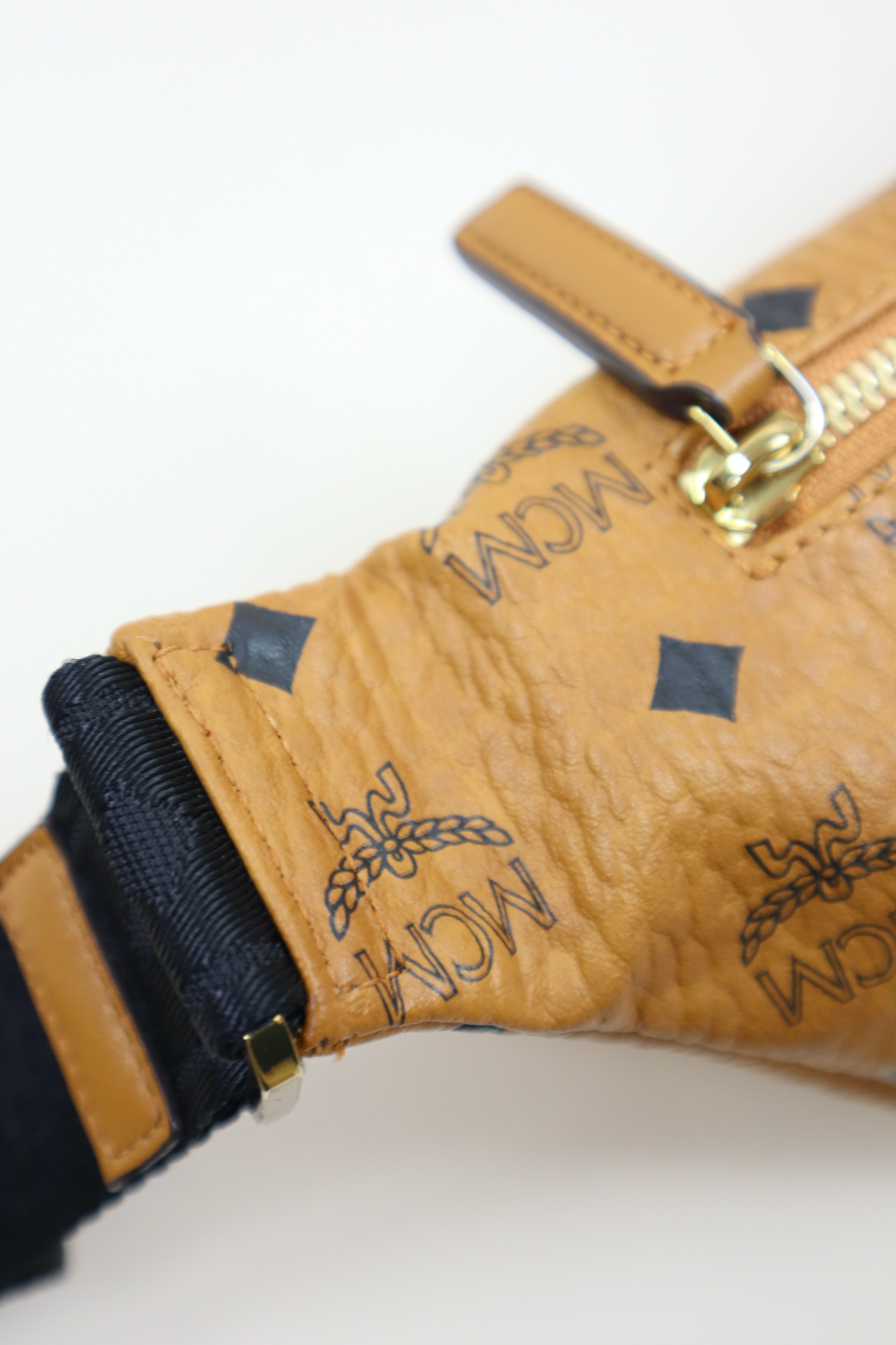 MCM Camel Small Bum Bag