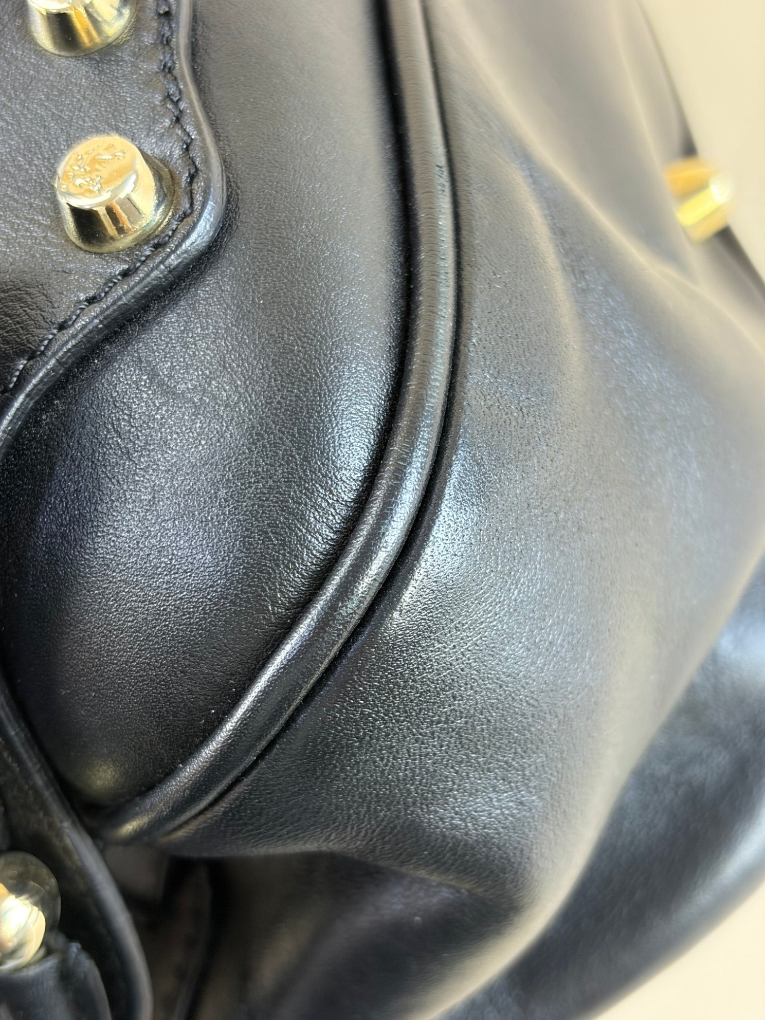 Burberry Black Beaton Quilted Large Shoulder Bag