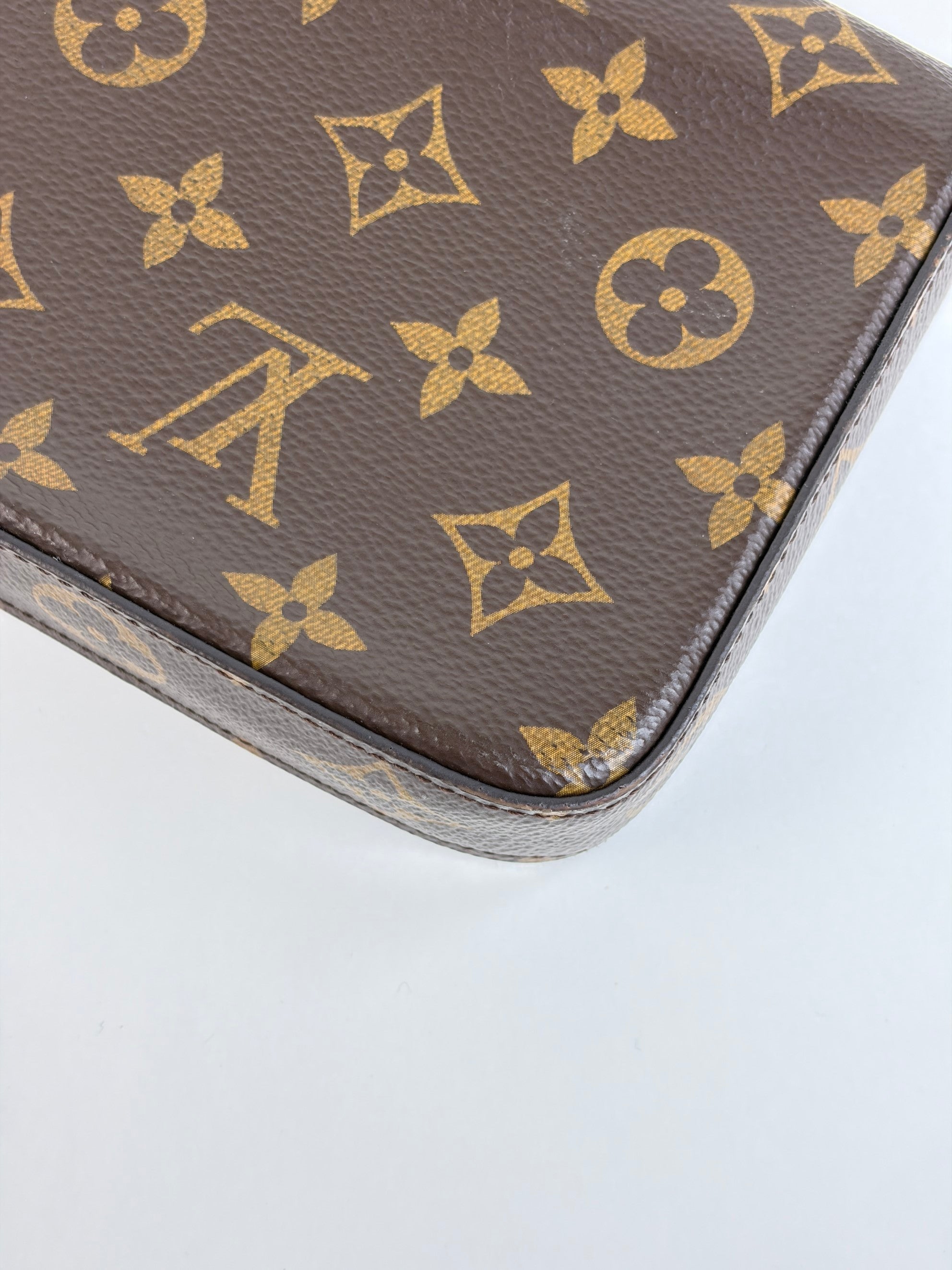 Louis Vuitton fuchsia and Monogram canvas Pochette Felicie
