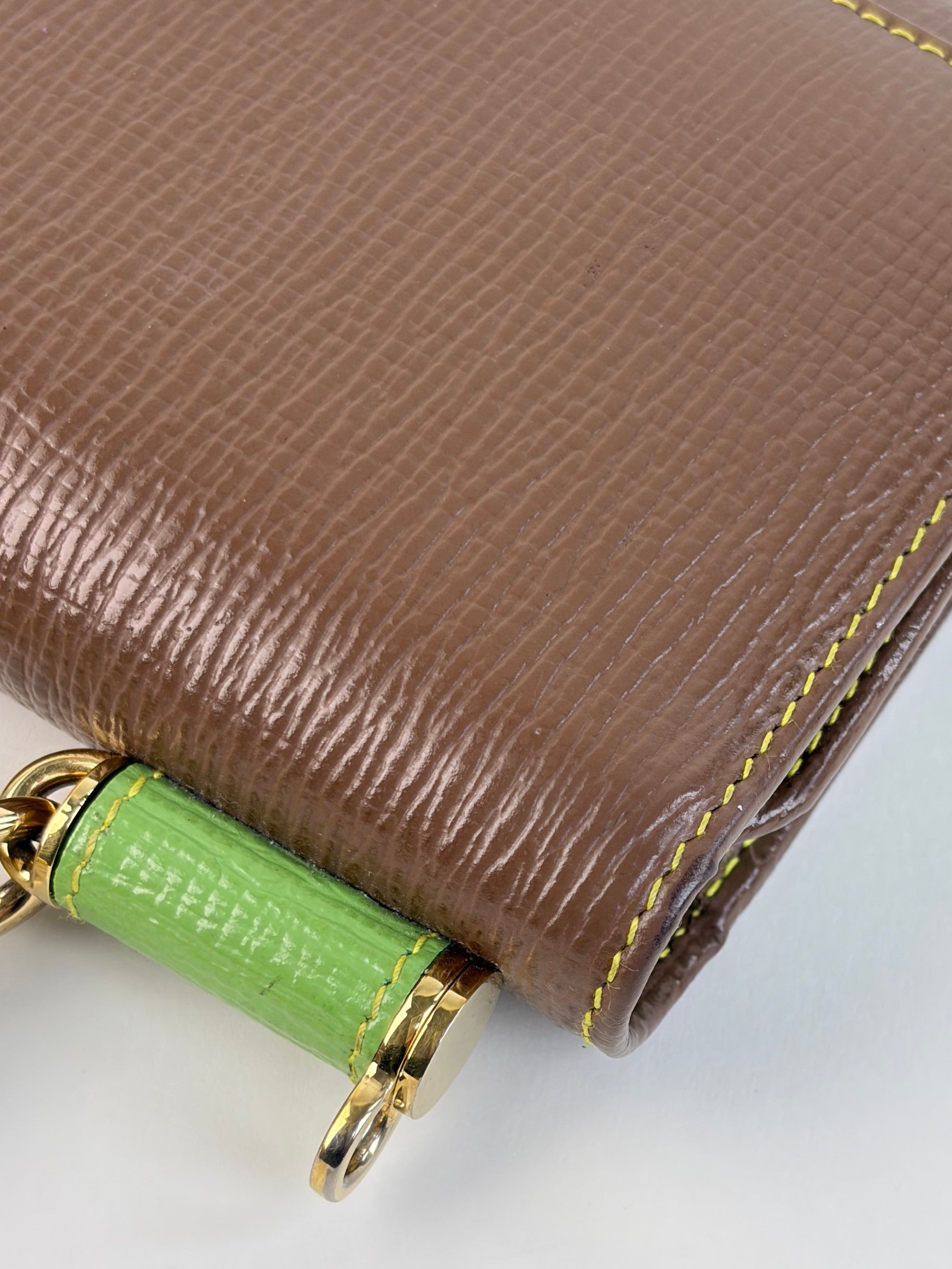 Dolce & Gabbana tricolor brown/green with yellow Sicily