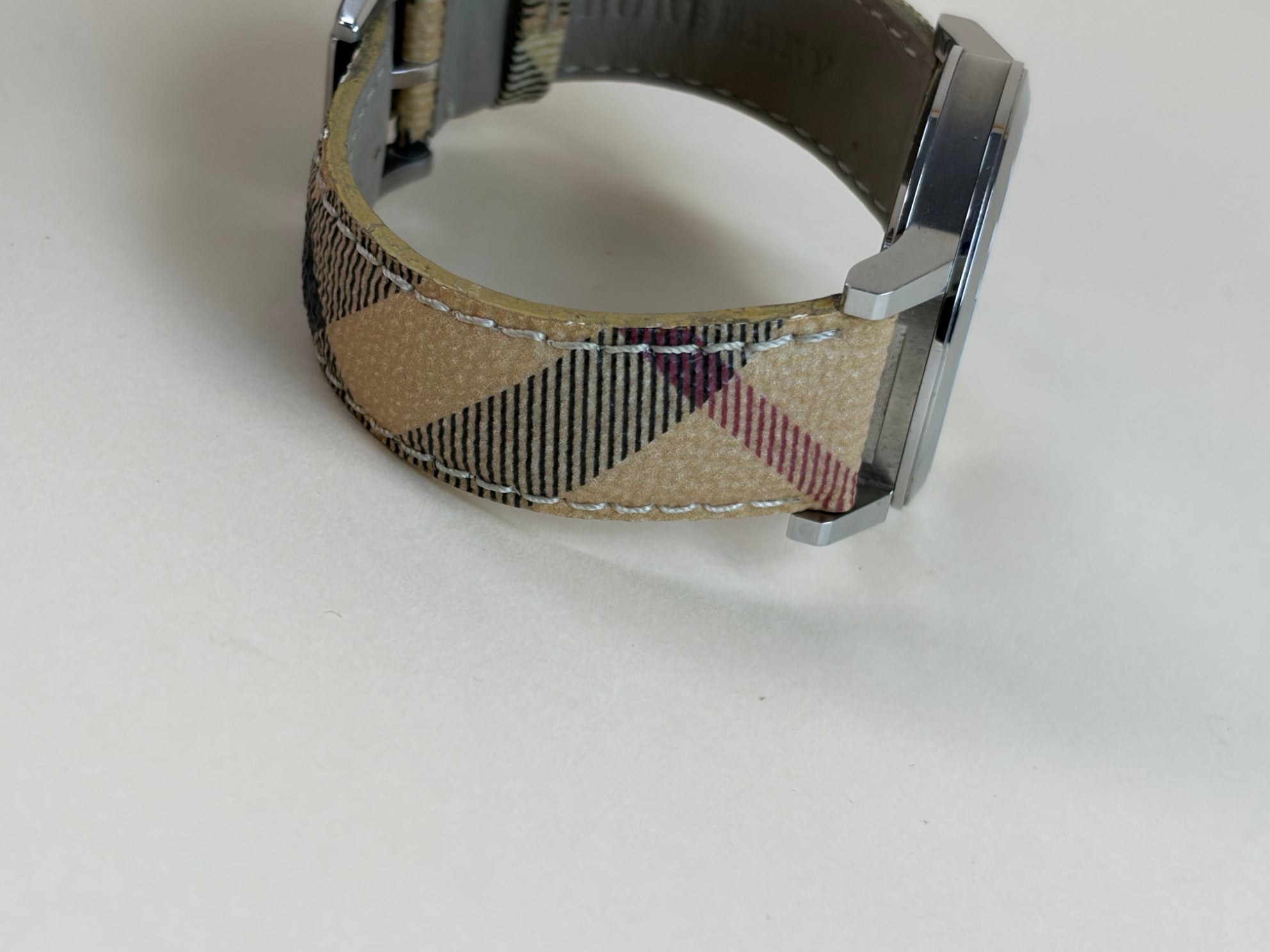 Burberry Stainless Steel Heritage 34mm Nova Check Watch