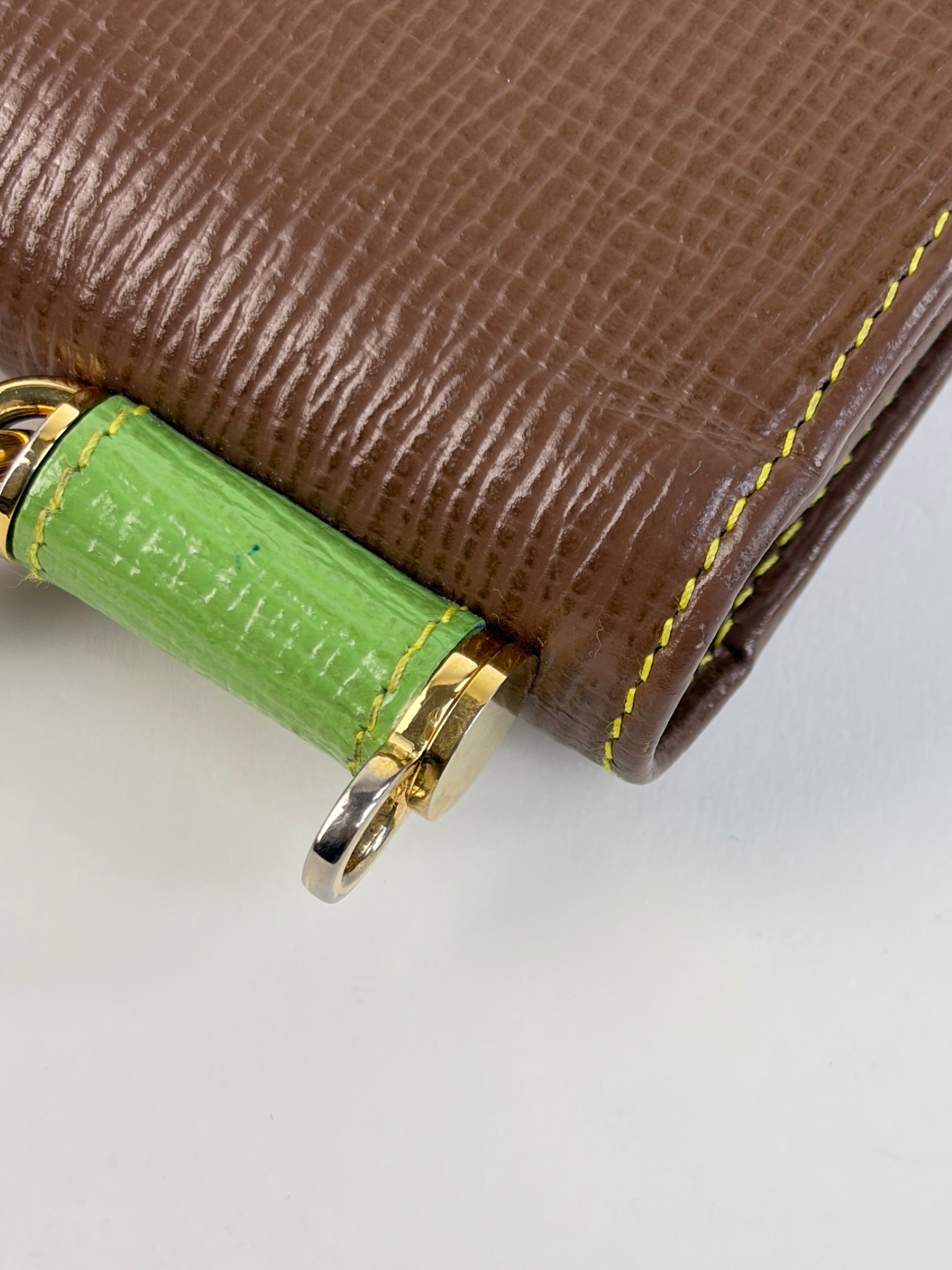 Dolce & Gabbana tricolor brown/green with yellow Sicily