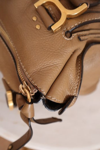 Chloe Merci Nut Satchel Tote Bag