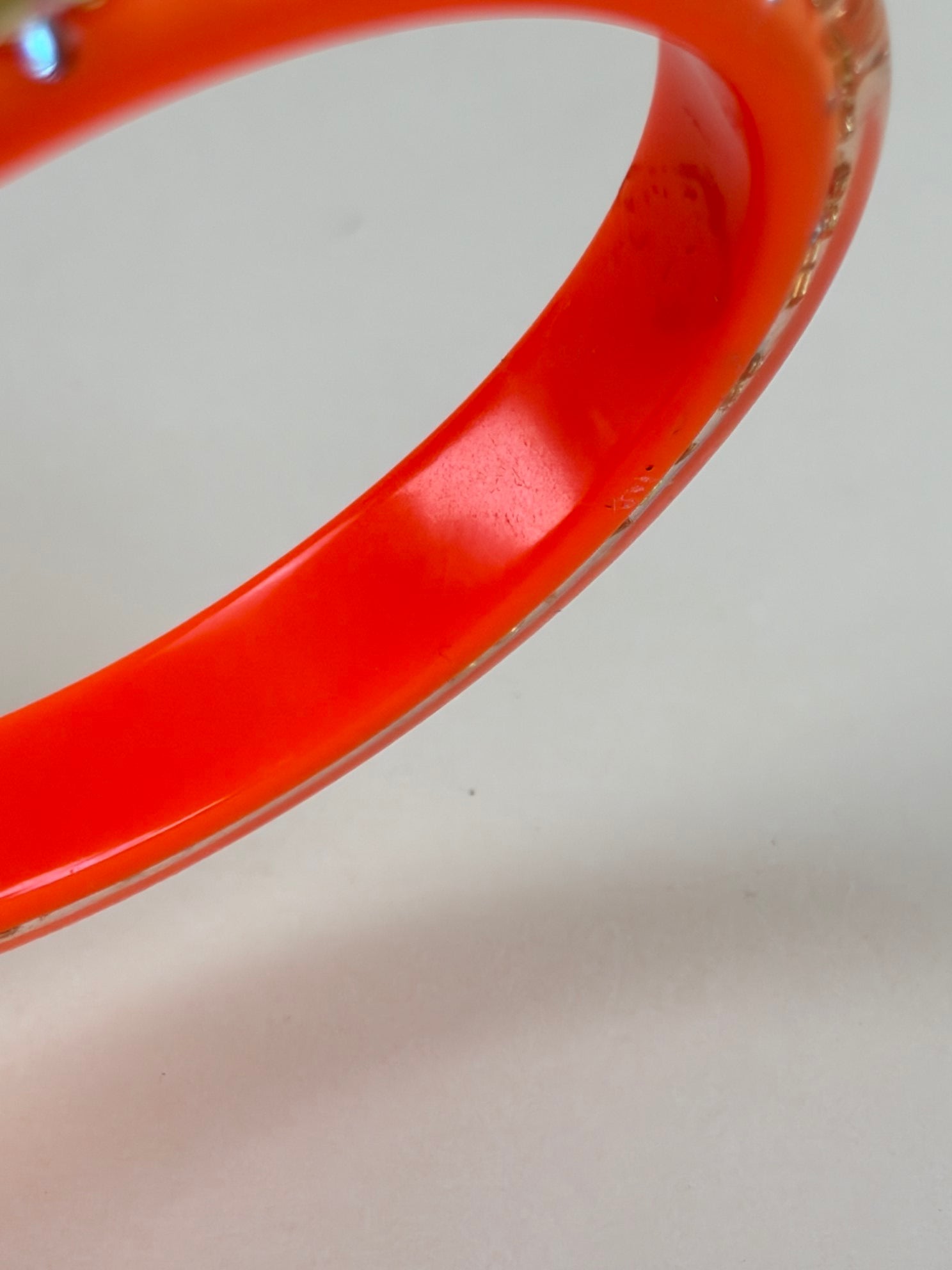 Louis Vuitton Orange Resin Inclusion Monogram PM Bracelet