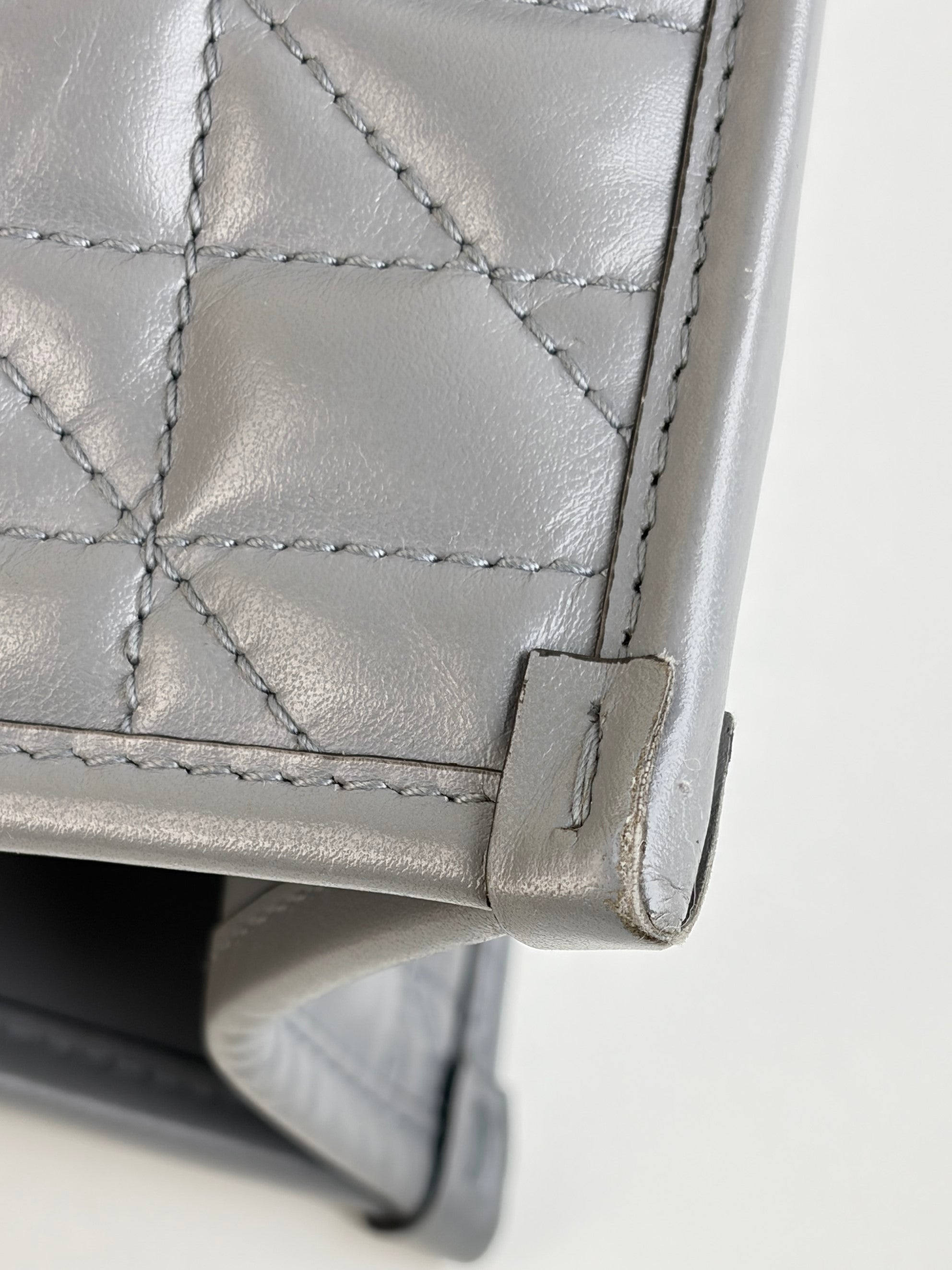 Gucci grey gg Marmont matelassé shopping tote bag