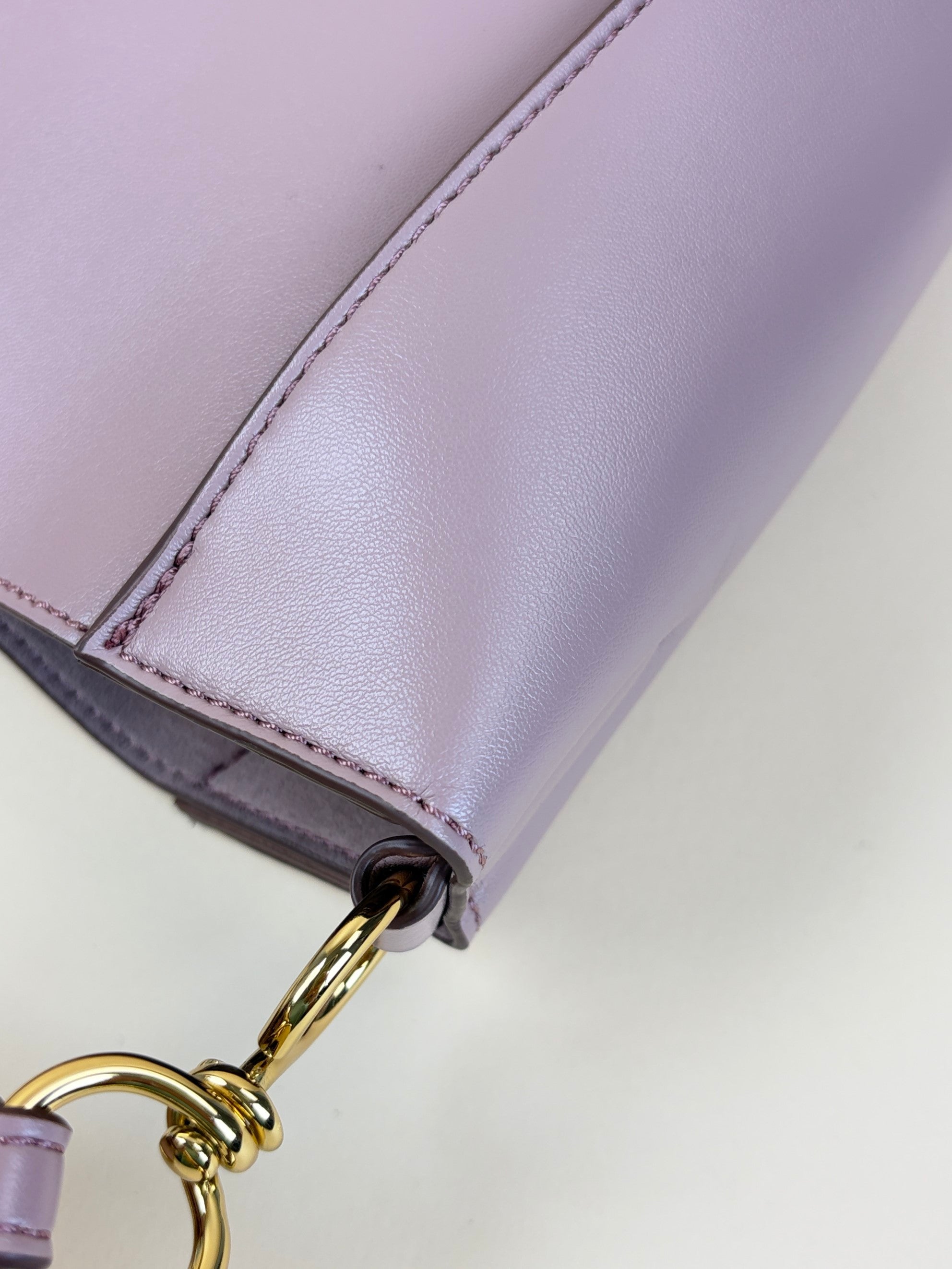 Stella McCartney nude Logo Square Crossbody Bag