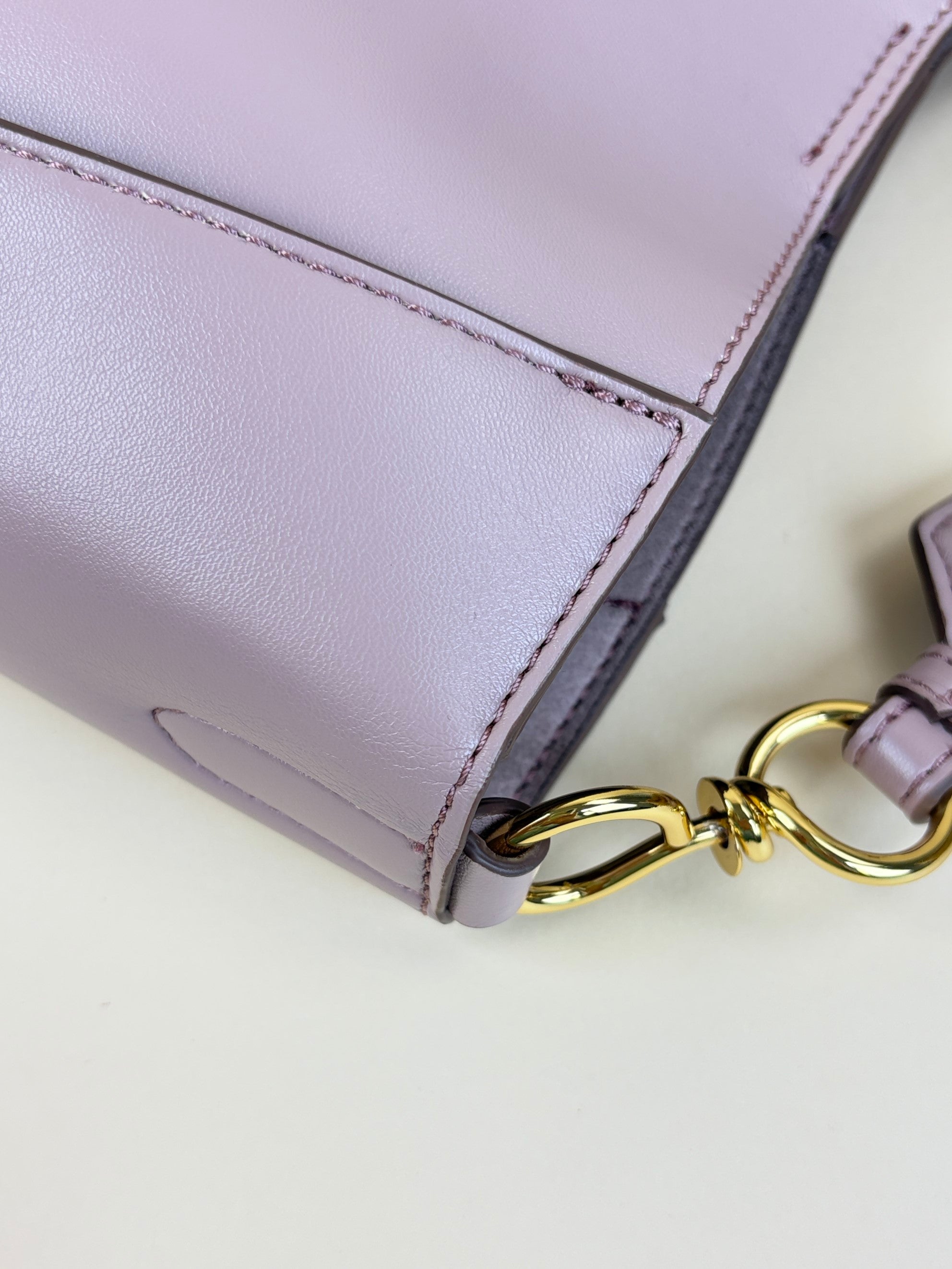 Stella McCartney nude Logo Square Crossbody Bag
