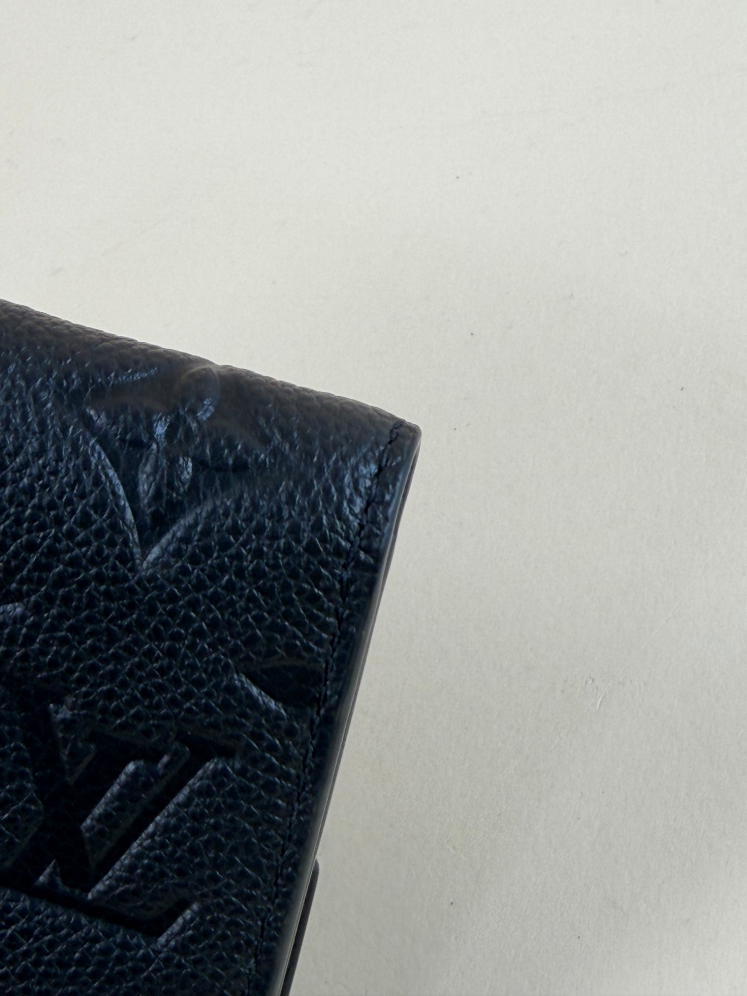Louis Vuitton Black Monogram Empreinte victorine wallet