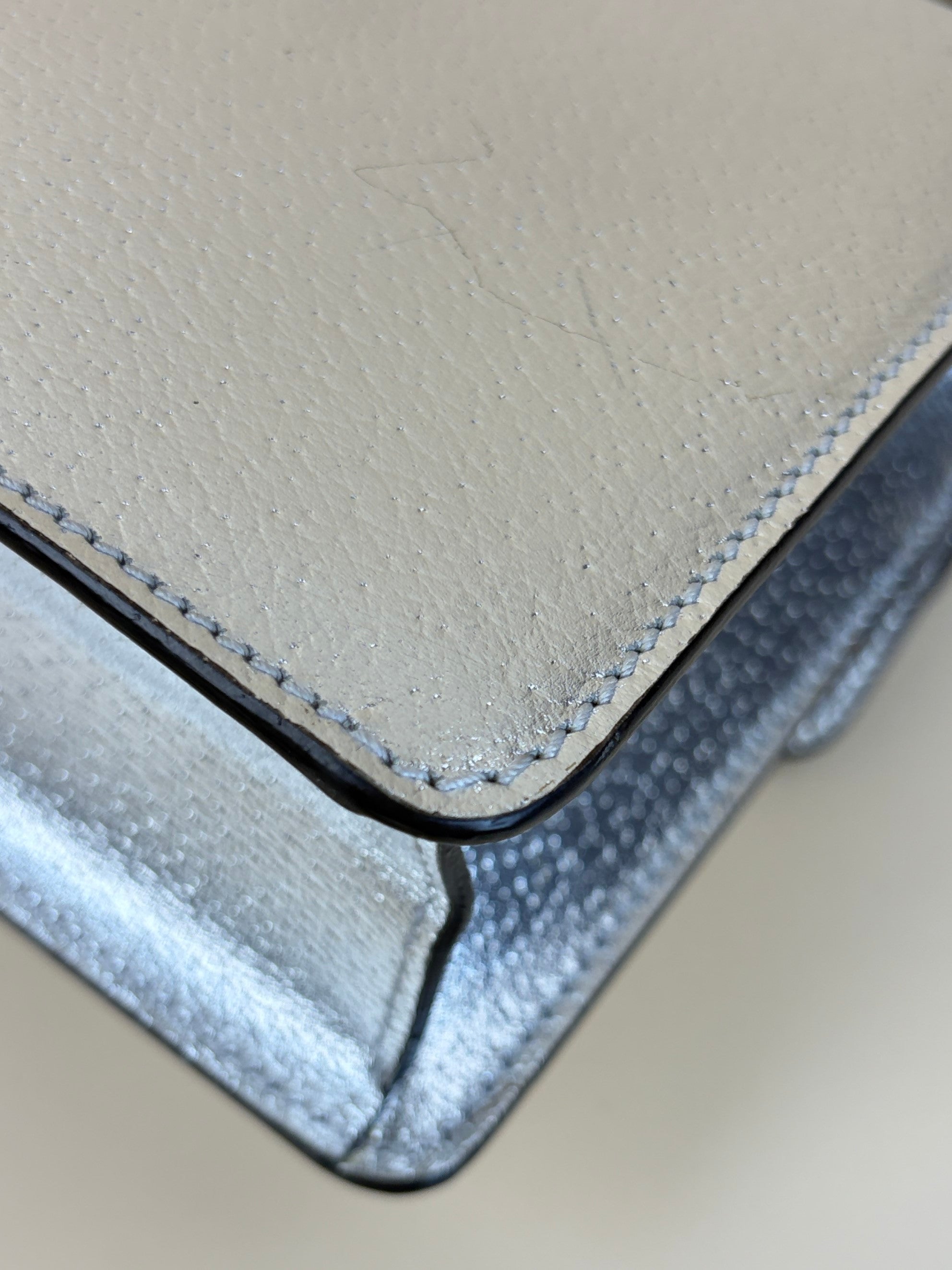 Gucci Metallic with silver Dionysus Medium Shoulder Bag
