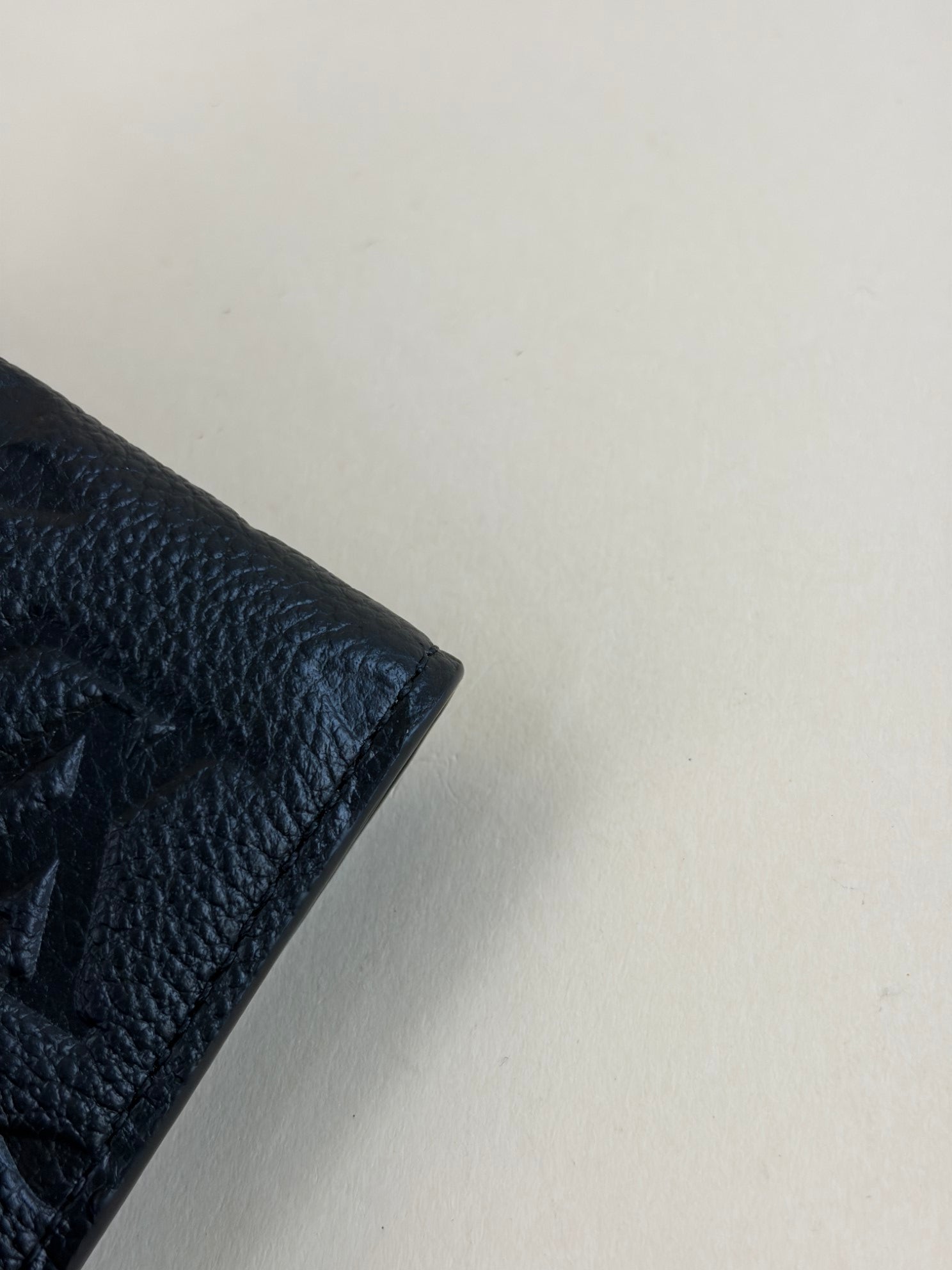 Louis Vuitton Black Monogram Empreinte victorine wallet