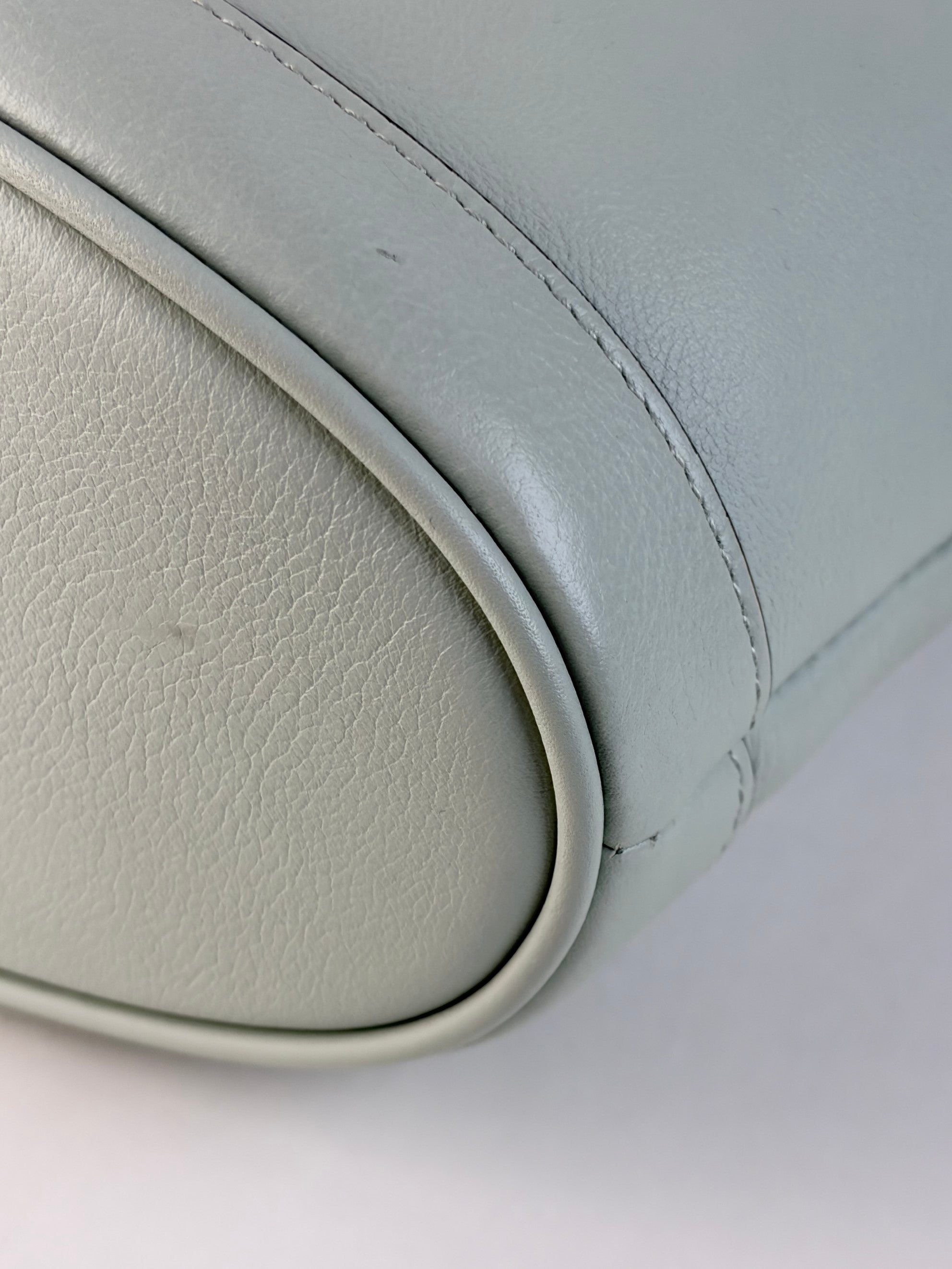 Gucci light green Diana bucket bag