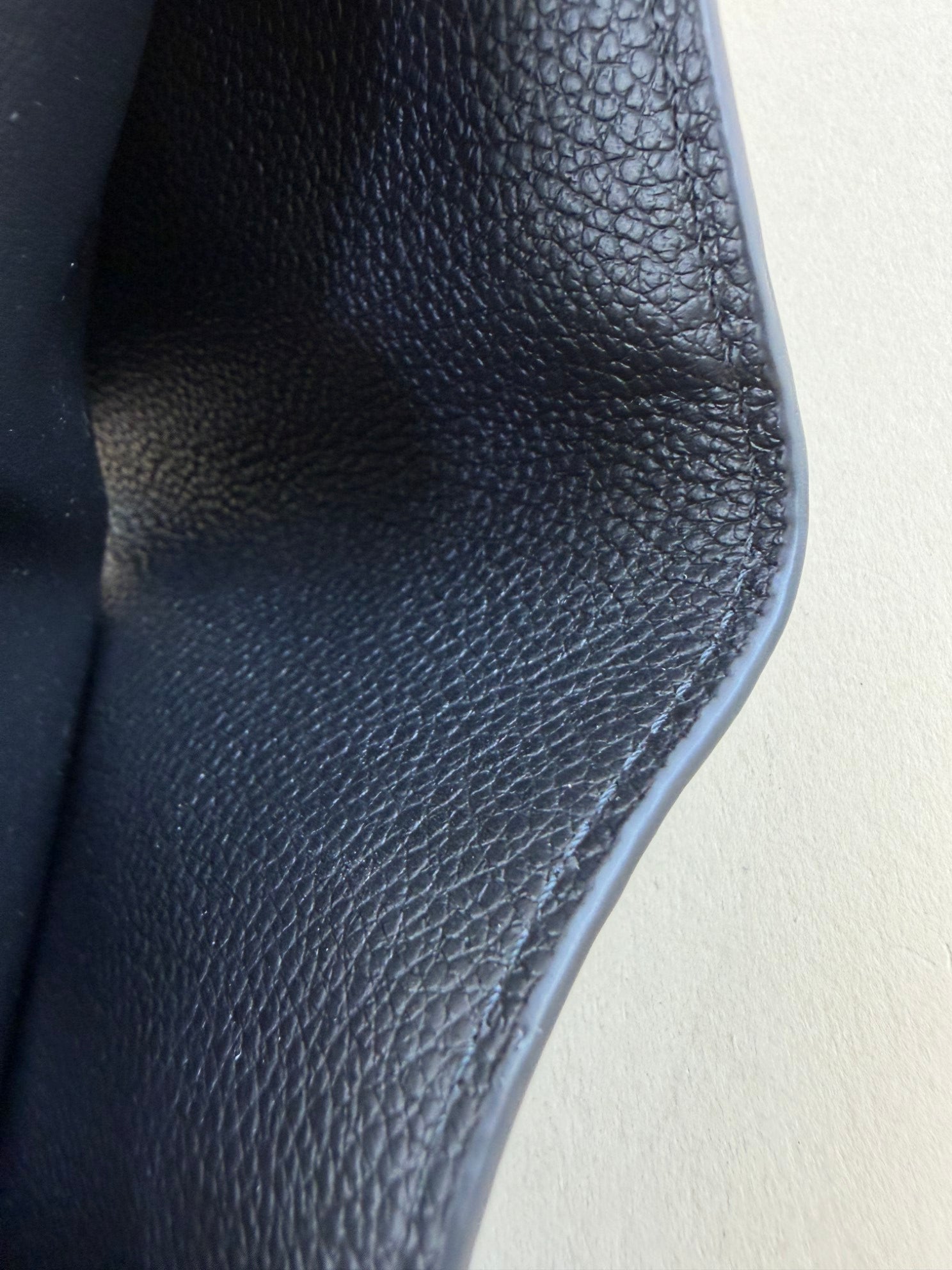 Louis Vuitton Black Monogram Empreinte victorine wallet