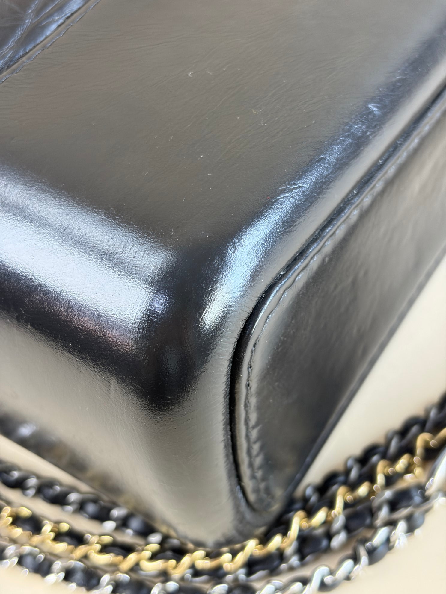 Chanel black quilted leather large Gabrielle hobo bag