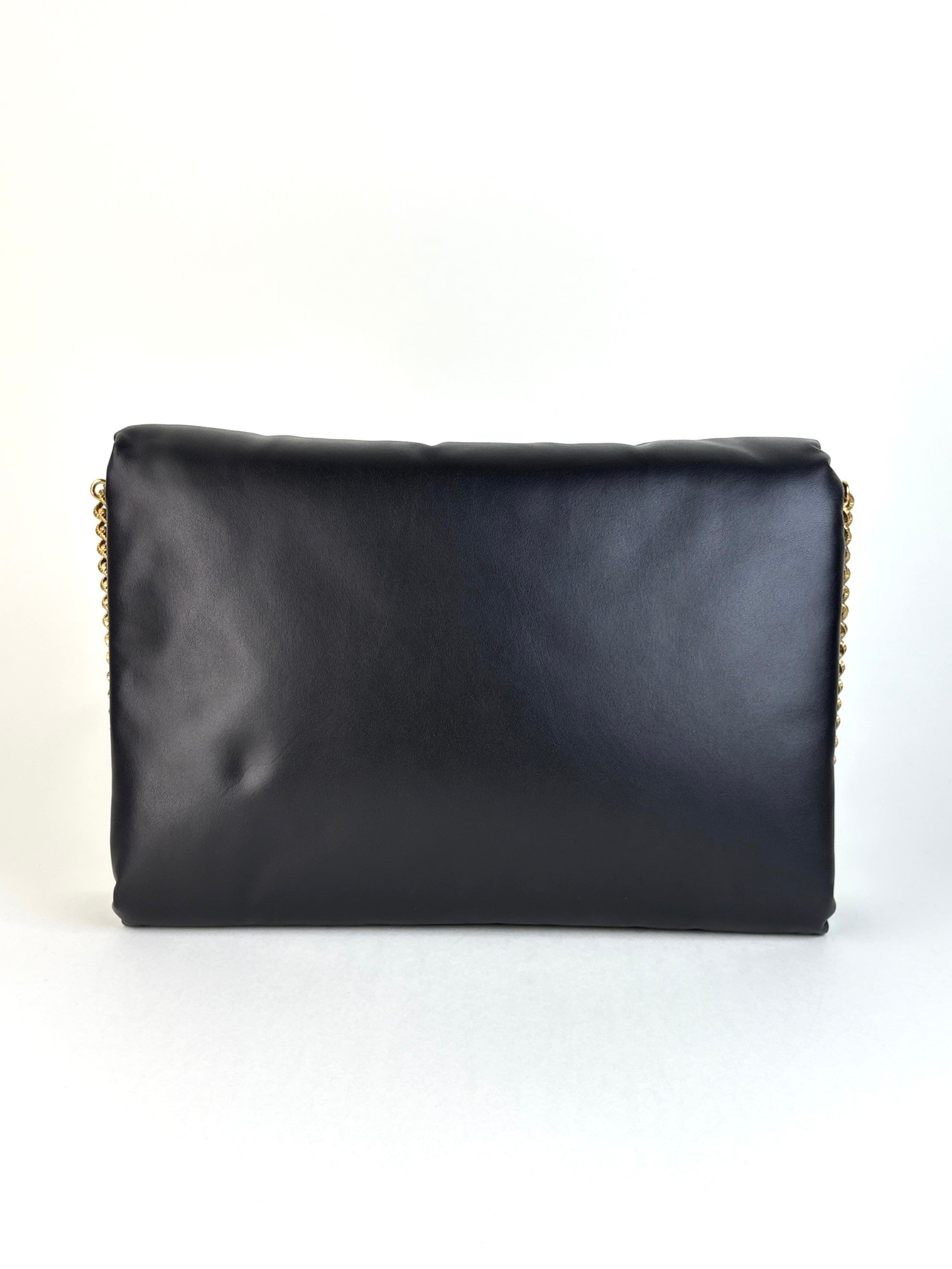Dolce & Gabbana Black Devotionsoft padded Nappa leather Shoulder Bag