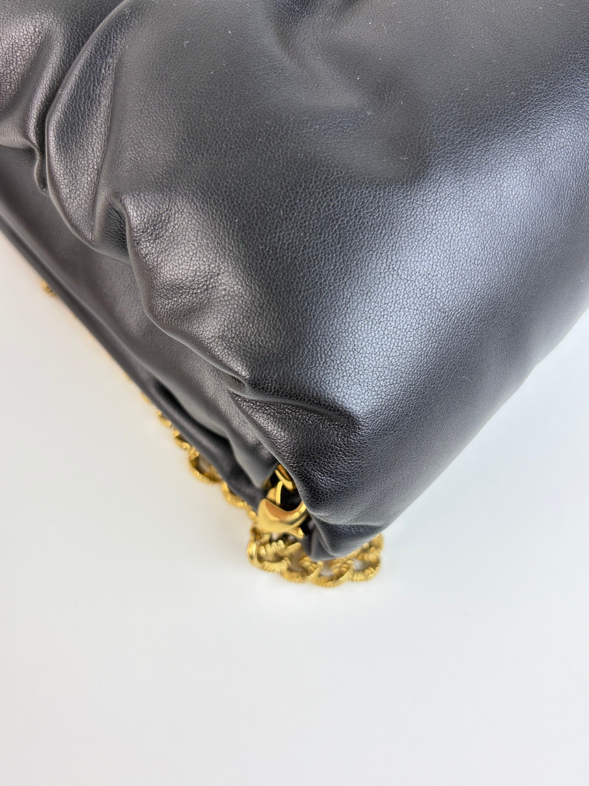 Dolce & Gabbana Black Devotionsoft padded Nappa leather Shoulder Bag