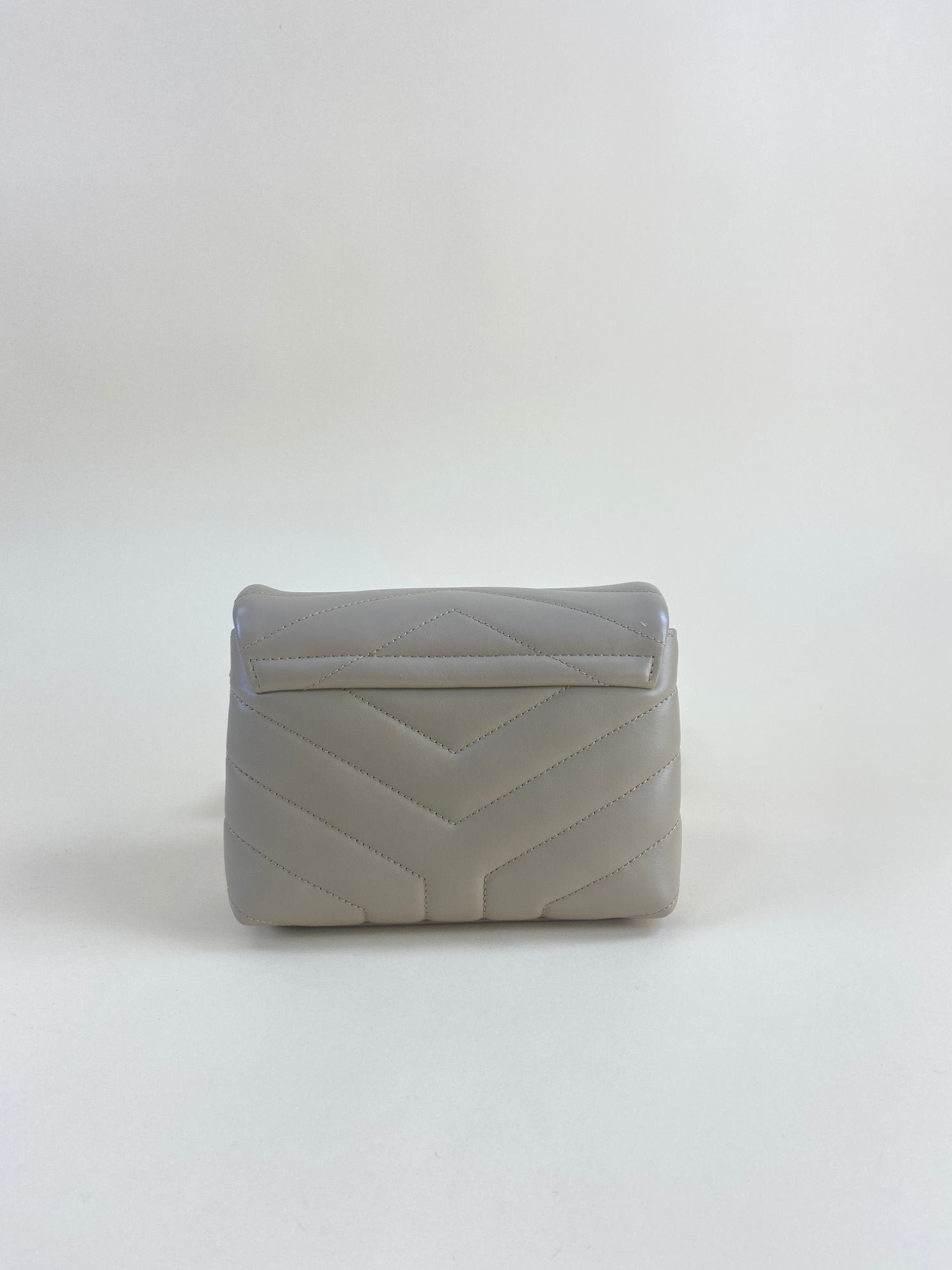 YSL lolou toy beige quilted monogram cross body bag