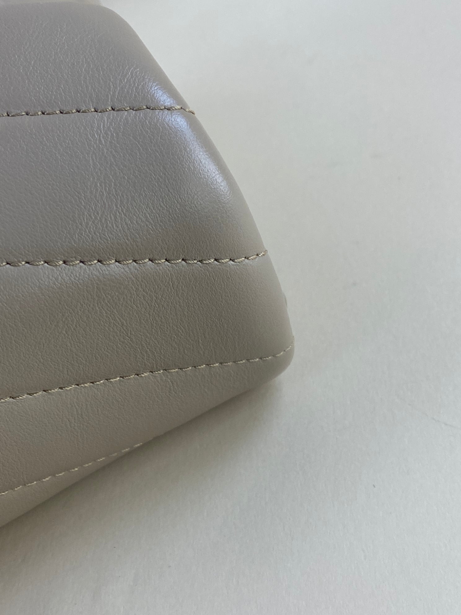 YSL lolou toy beige quilted monogram cross body bag