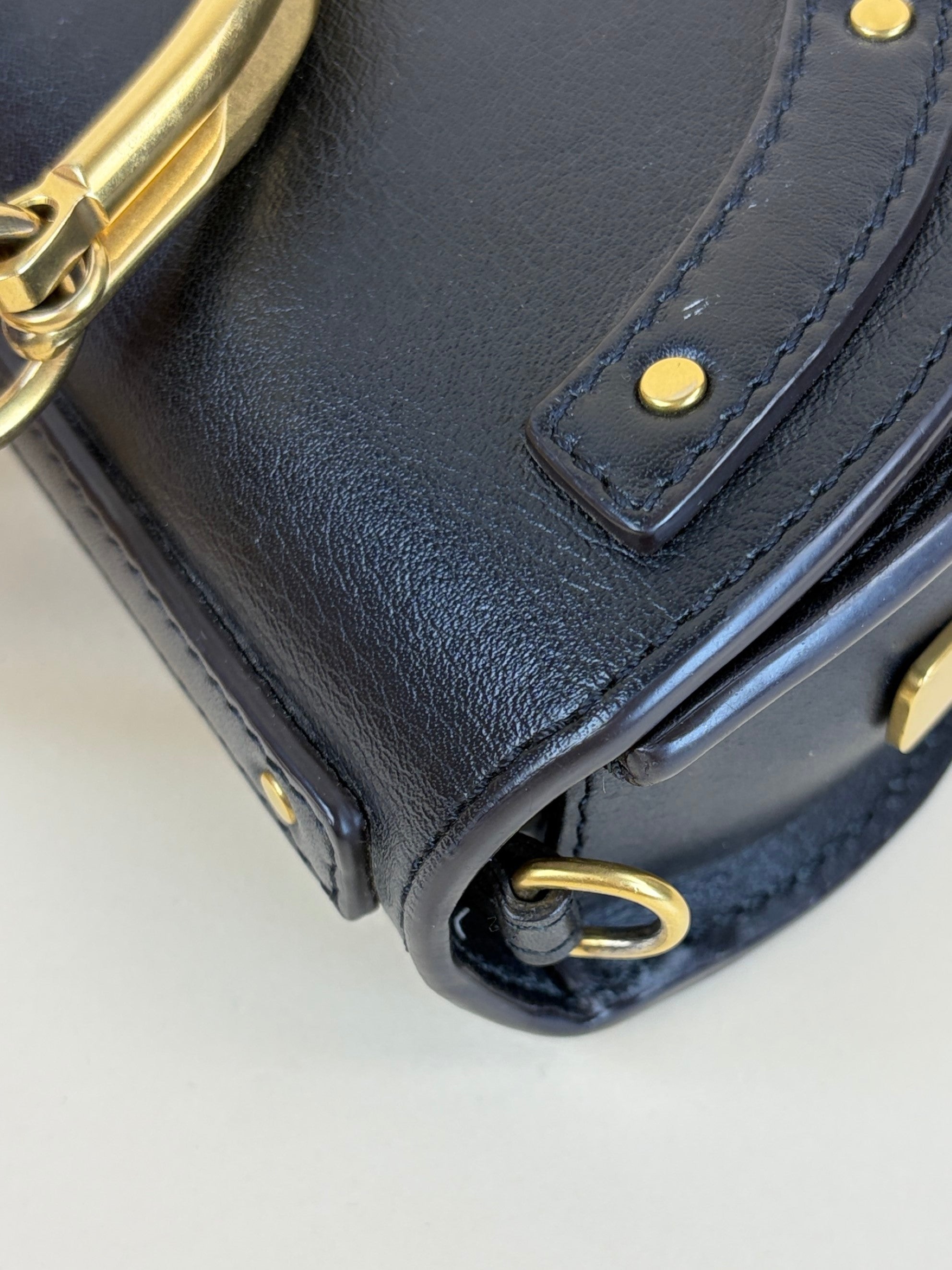 Chloe Black Small Nile Bracelet Minaudiere Bag