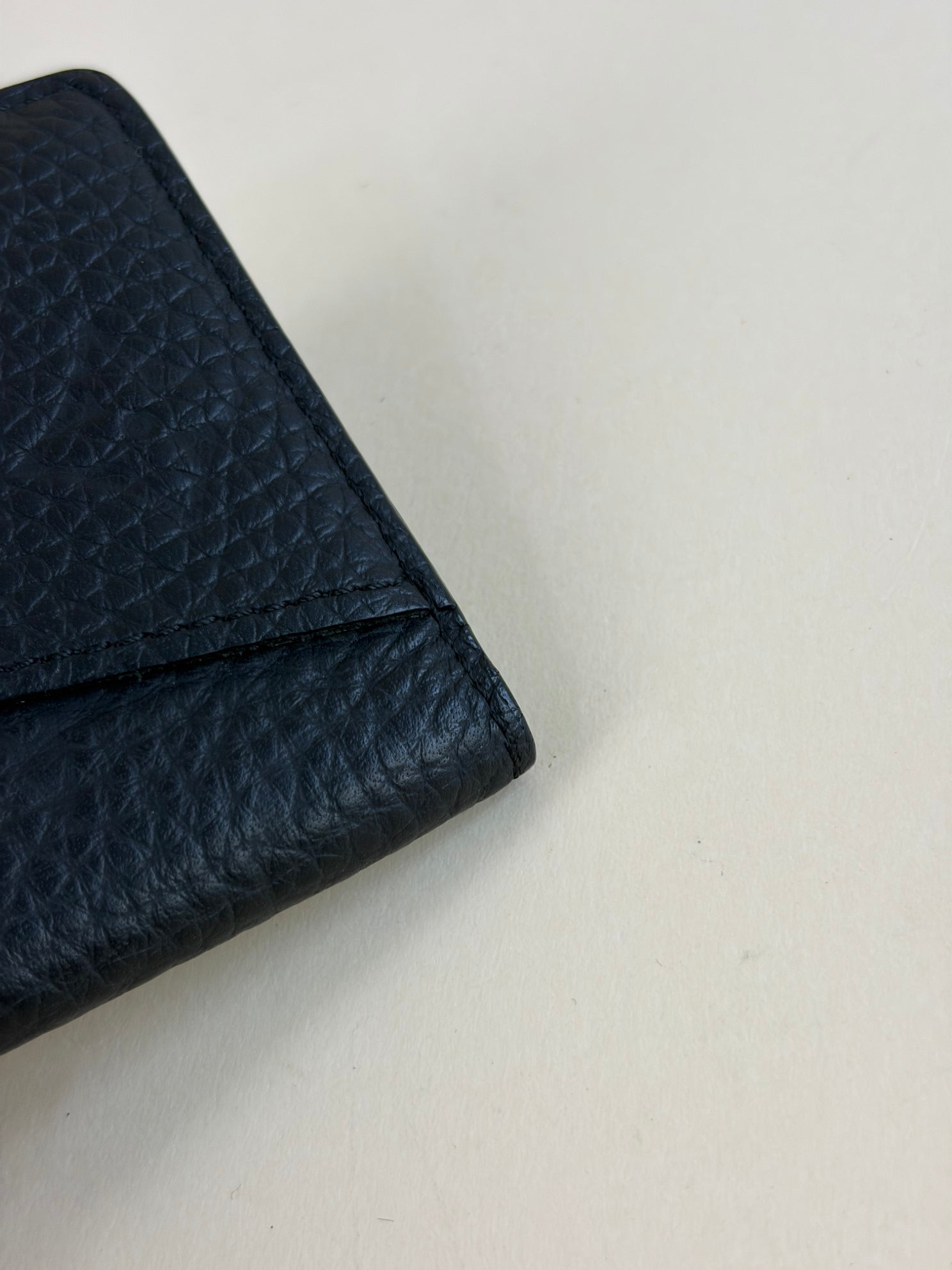 Louis Vuitton pocket organizer black empreinte small wallet