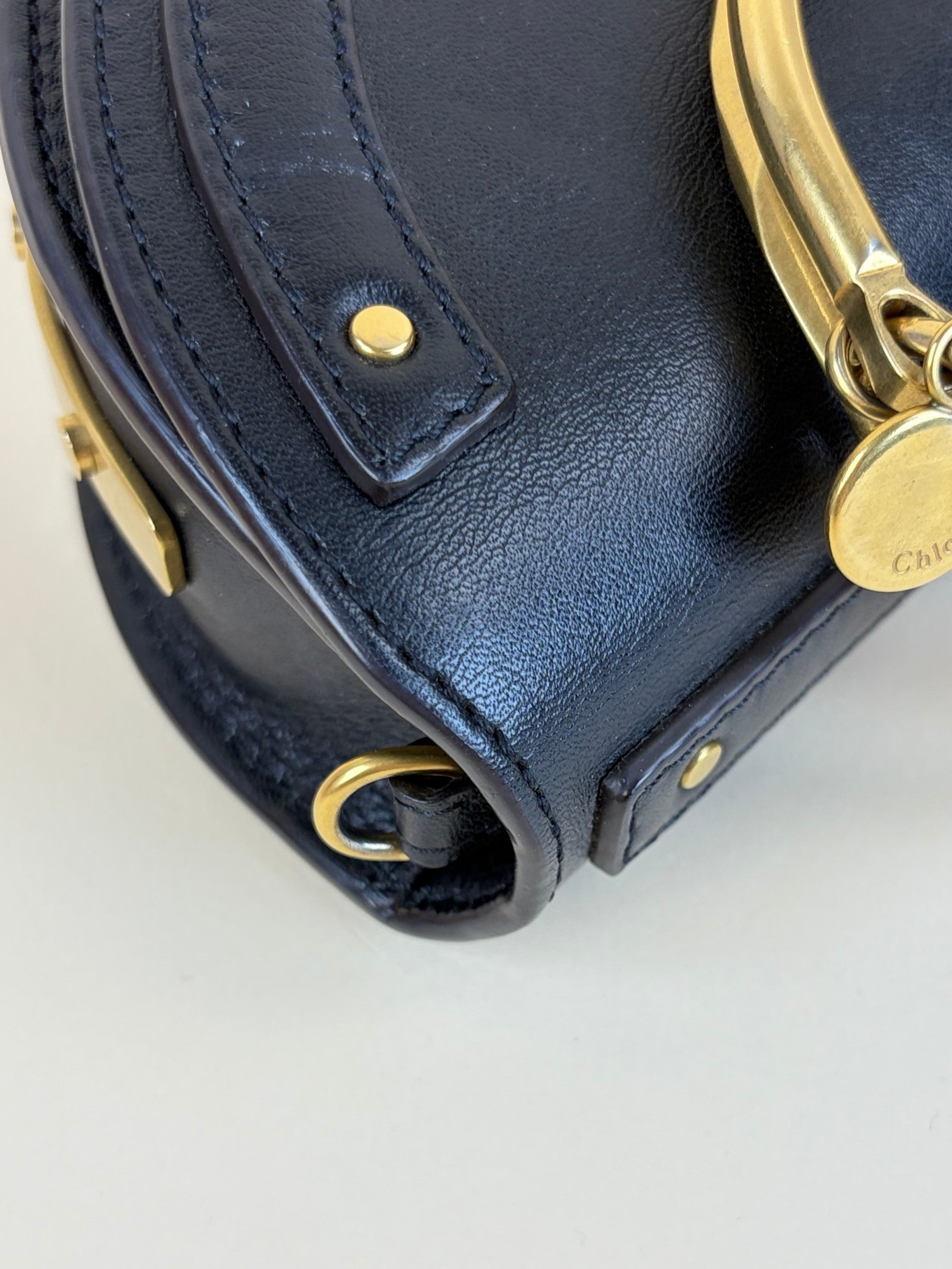 Chloe Black Small Nile Bracelet Minaudiere Bag