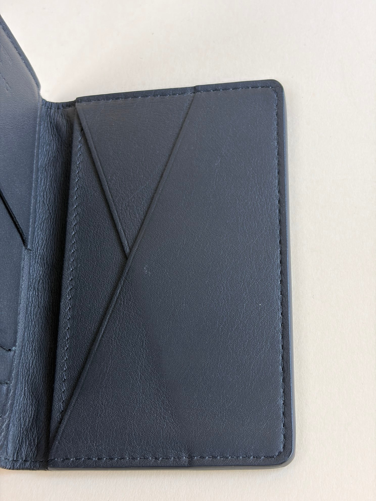 Louis Vuitton pocket organizer black empreinte small wallet