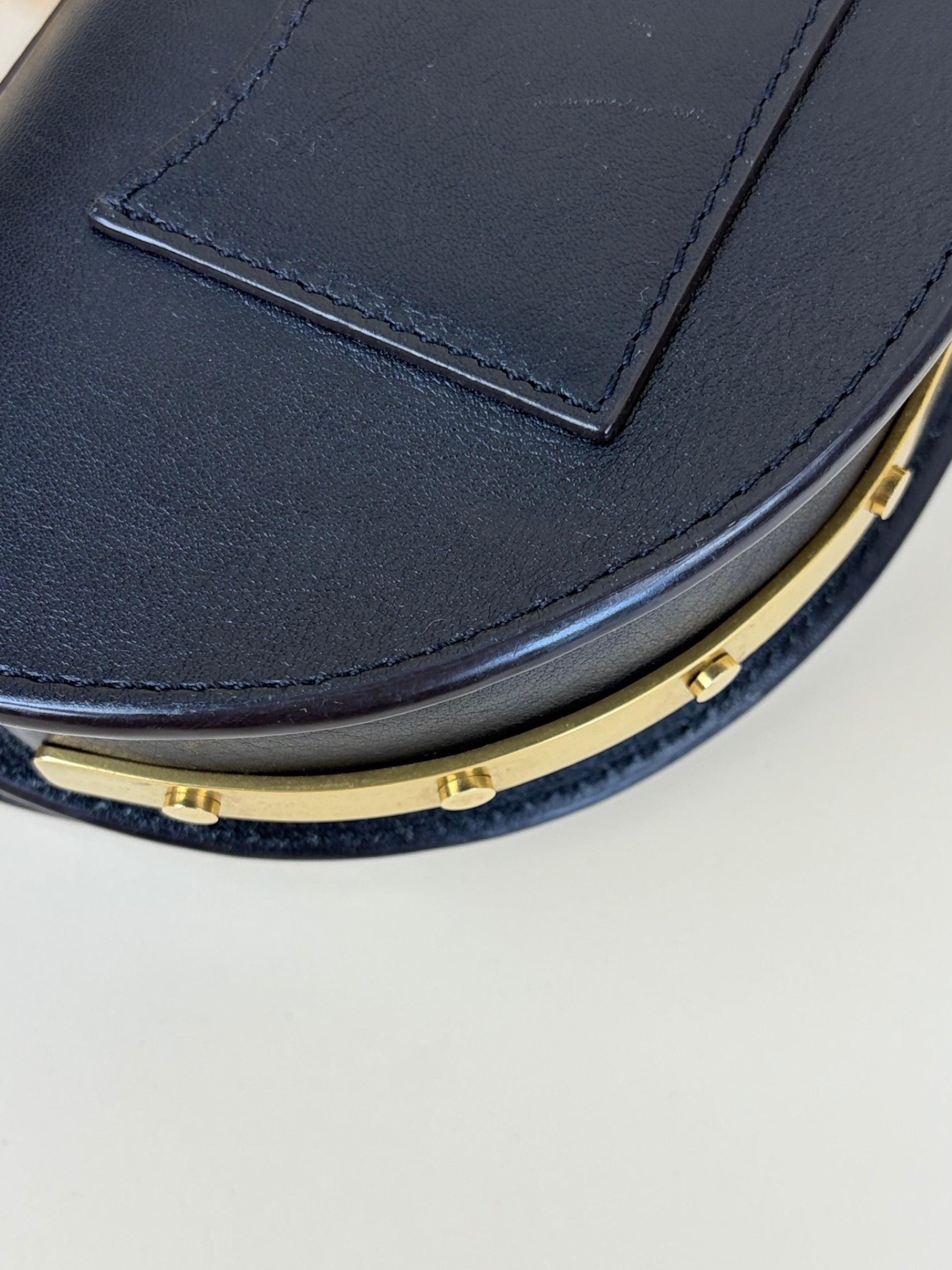 Chloe Black Small Nile Bracelet Minaudiere Bag