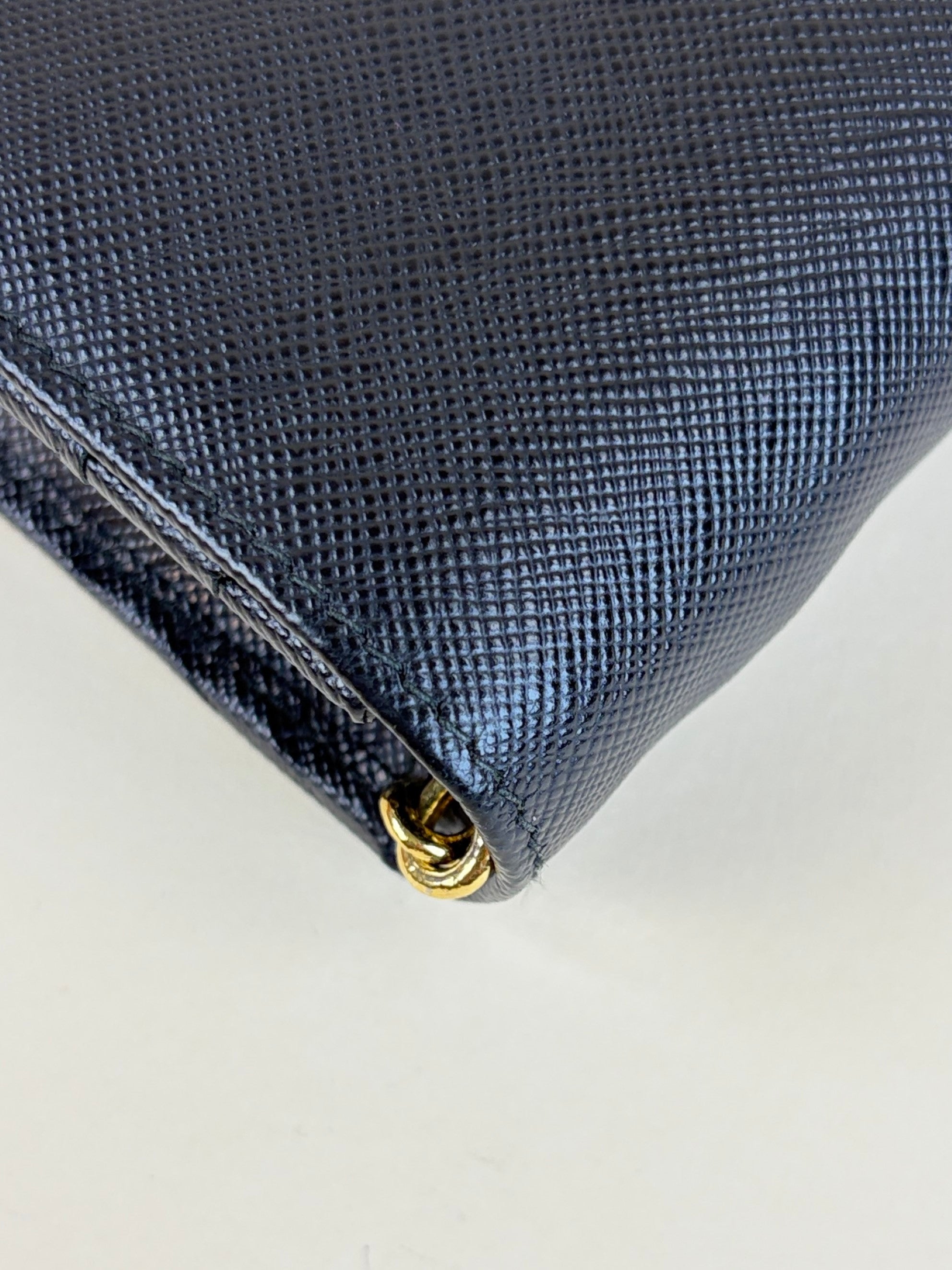 Prada Black Wallet On Chain Clutch Bag