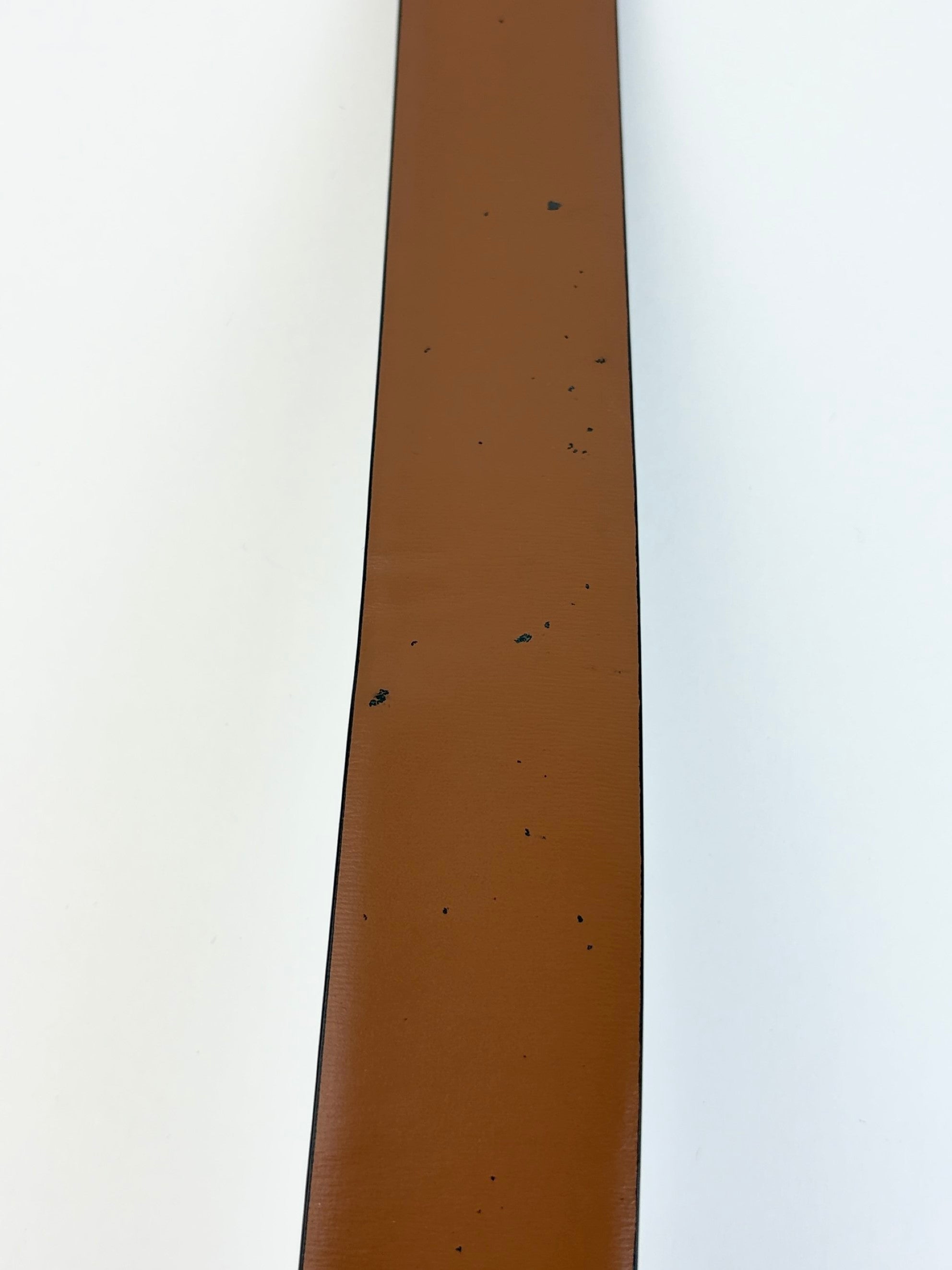 VALENTINO black/brown v logo signature reversible belt40mm