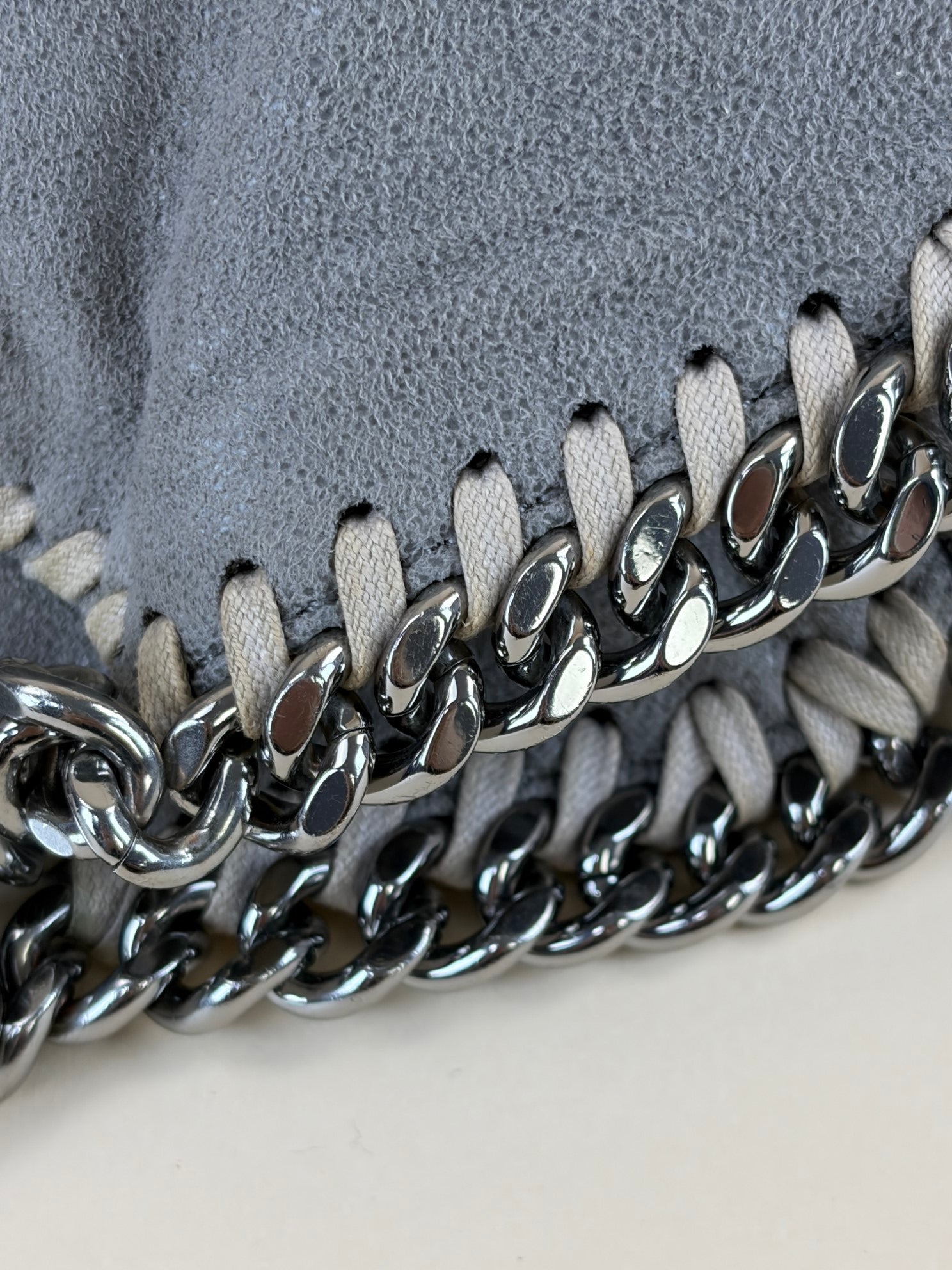 Stella McCartney gray Falabella Mini Bag