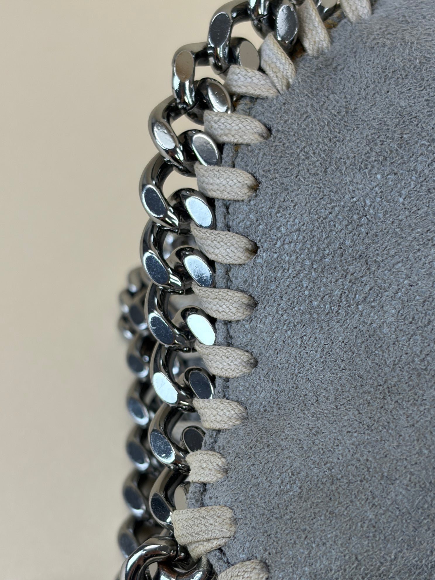Stella McCartney gray Falabella Mini Bag