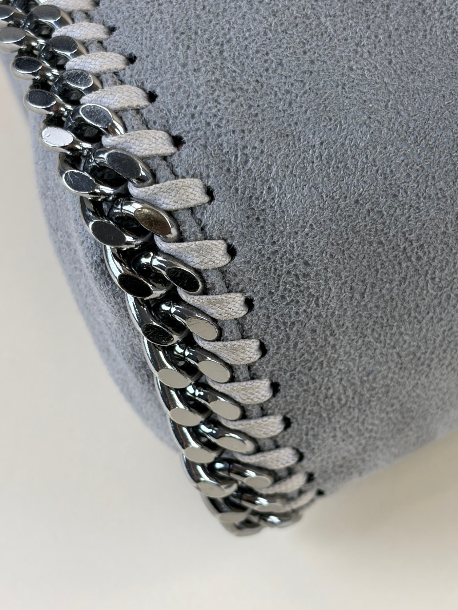 Stella McCartney gray Falabella Mini Bag