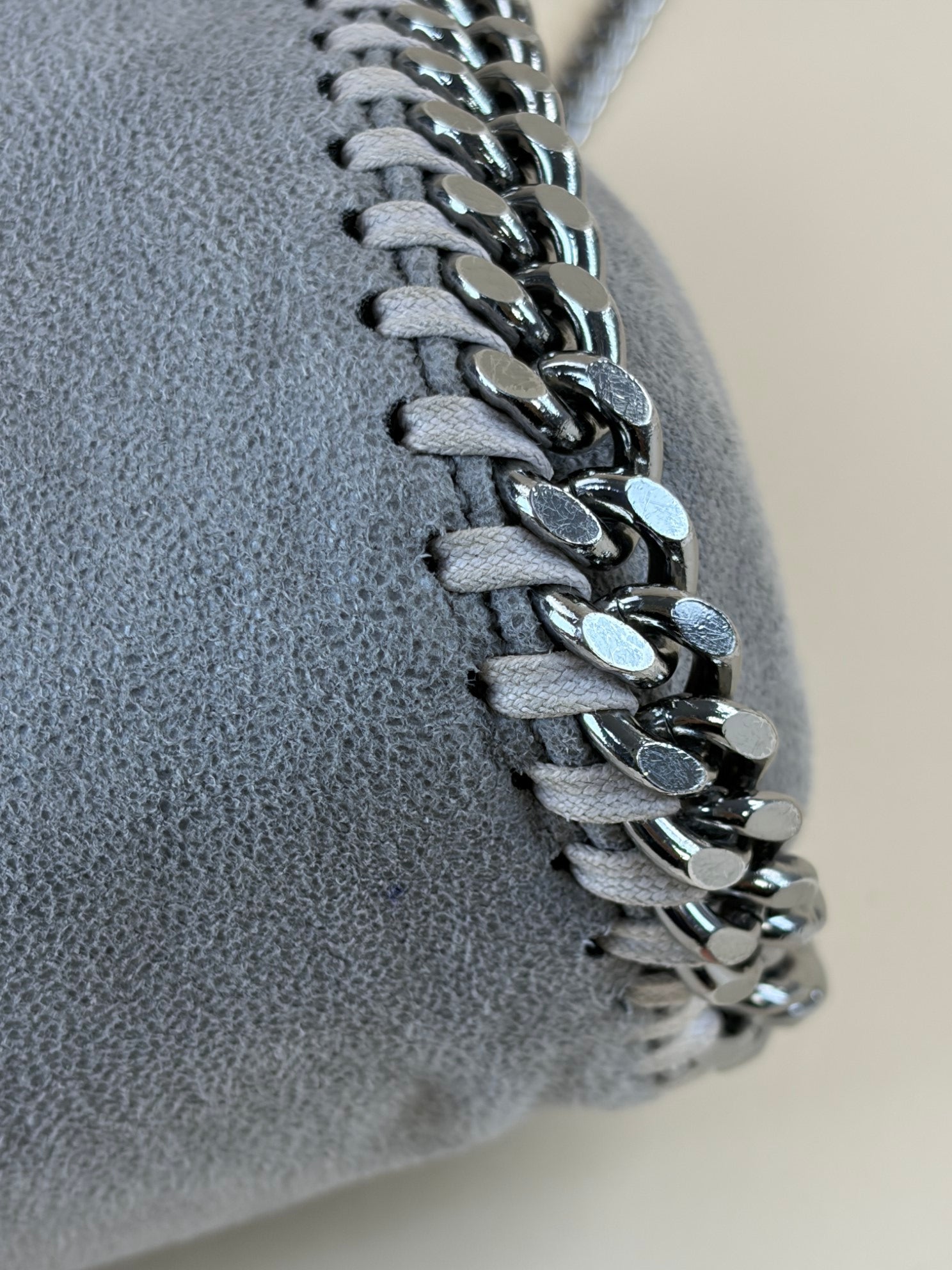 Stella McCartney gray Falabella Mini Bag
