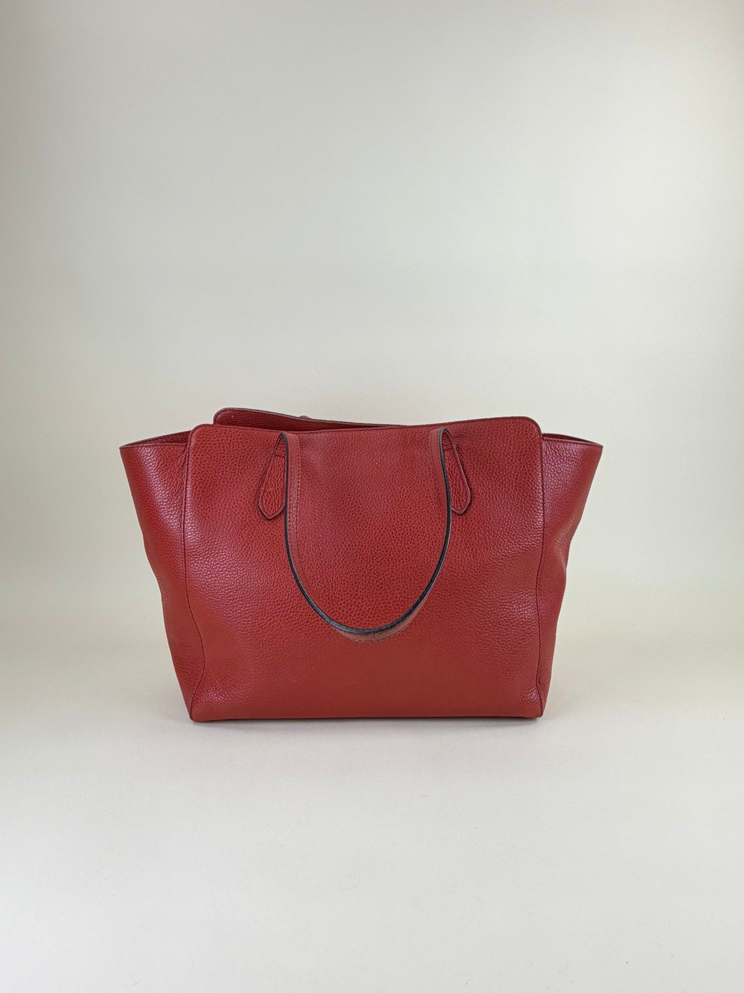 Gucci red Swing Small Tote Bag