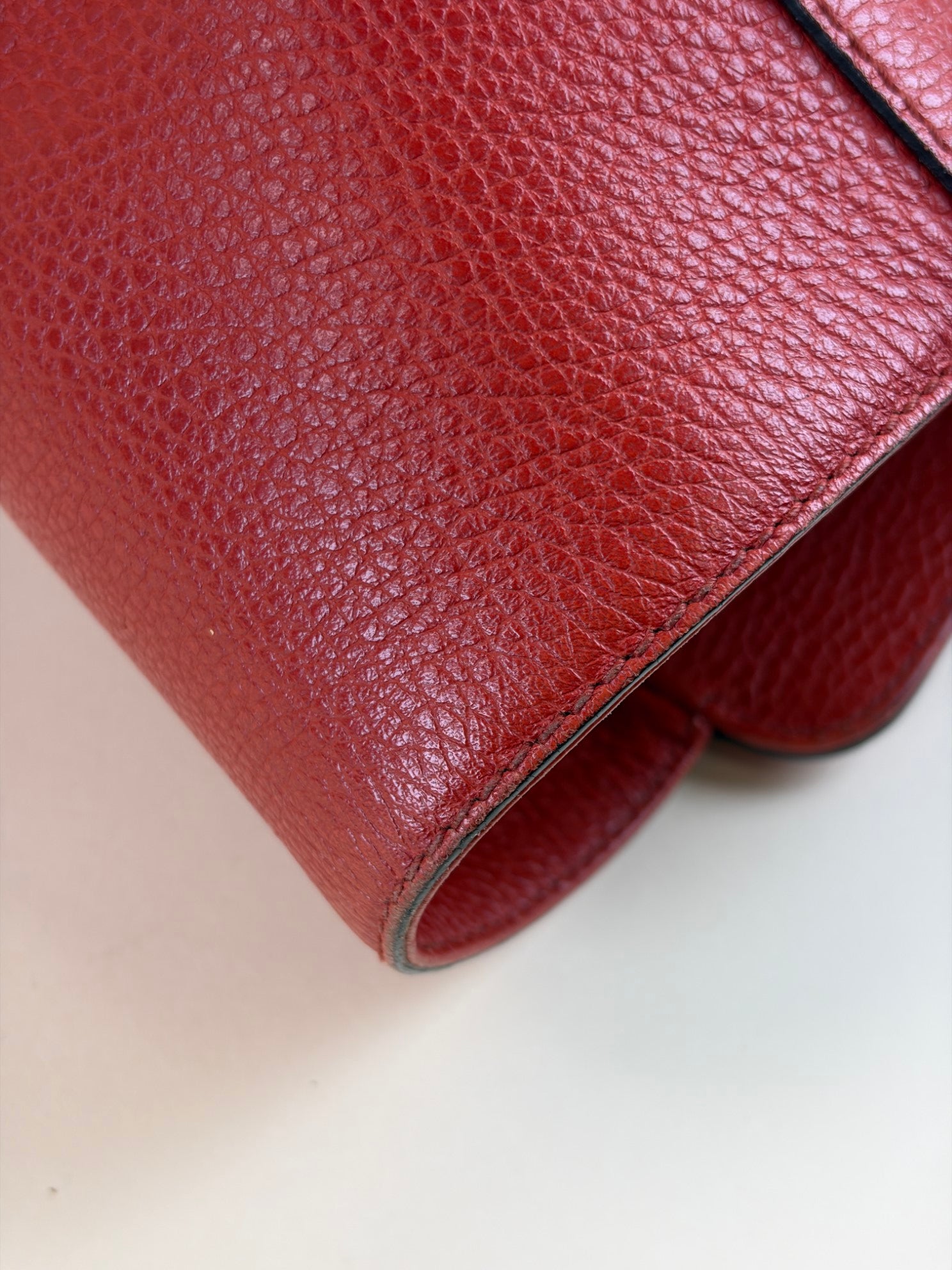 Gucci red Swing Small Tote Bag