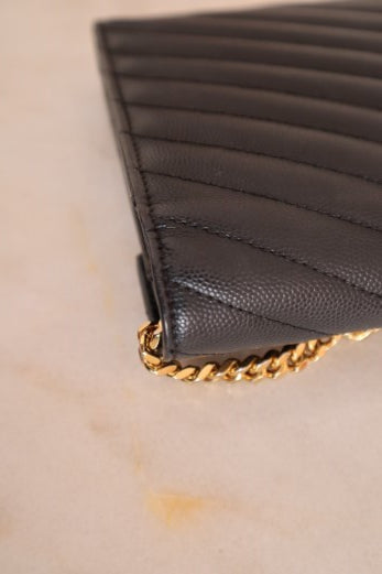 YSL Black Classic Cassandre WOC