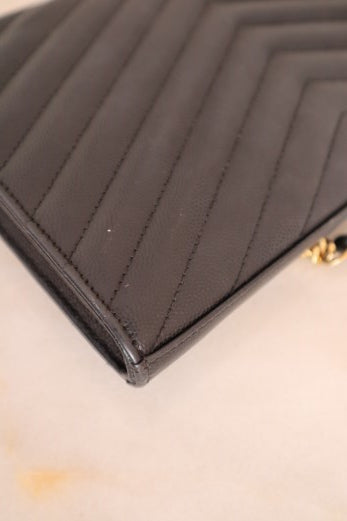 YSL Black Classic Cassandre WOC