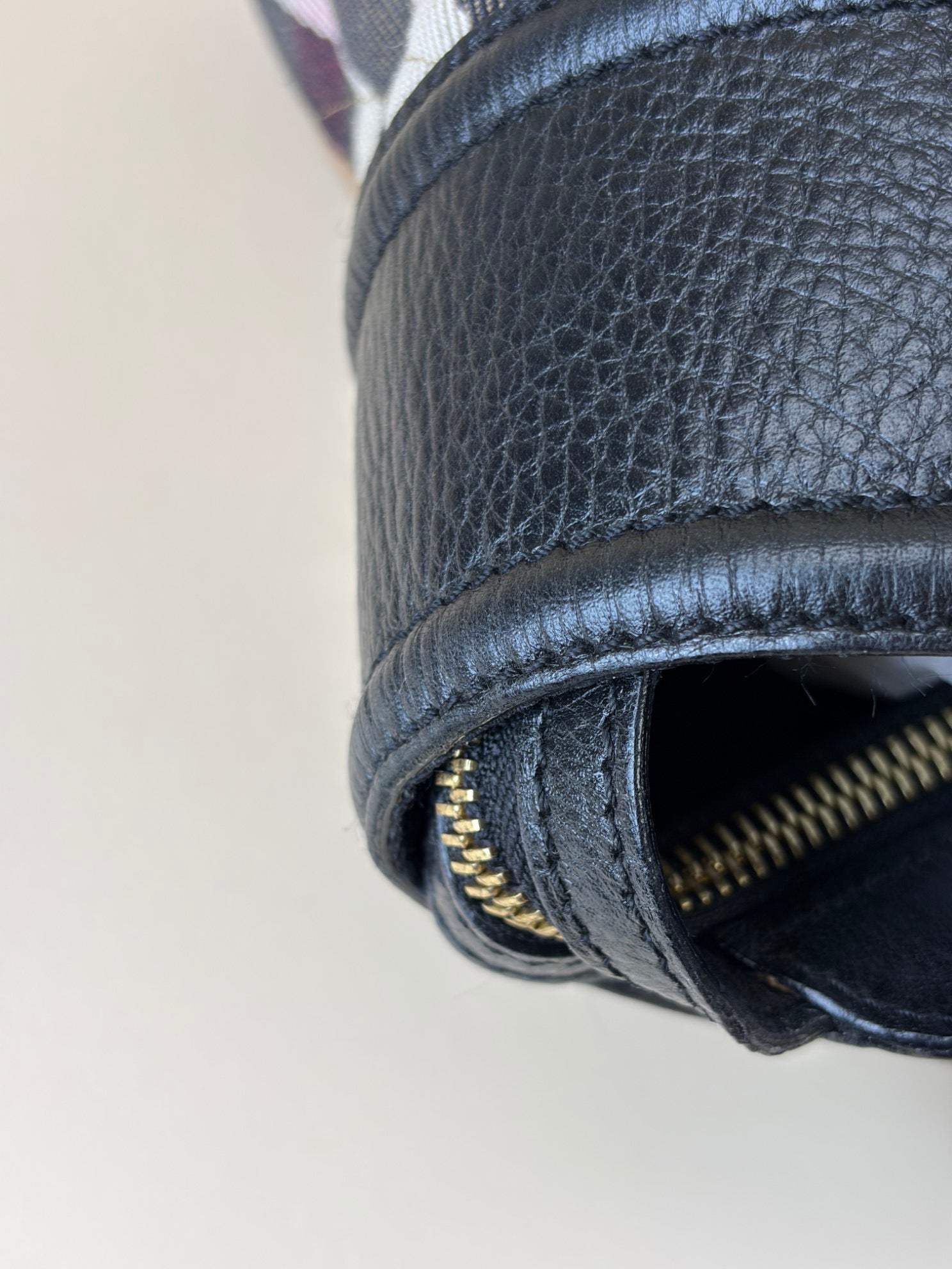 Burberry Black Manor house check Tote Bag