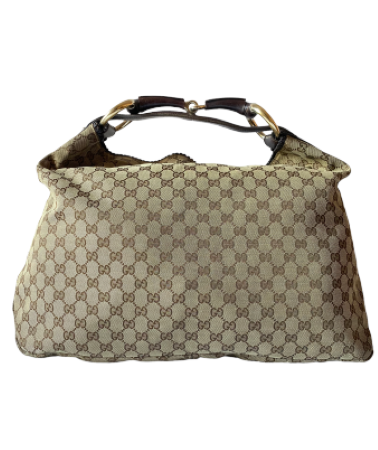 Gucci Ebony GG Hobo Shoulder Bag