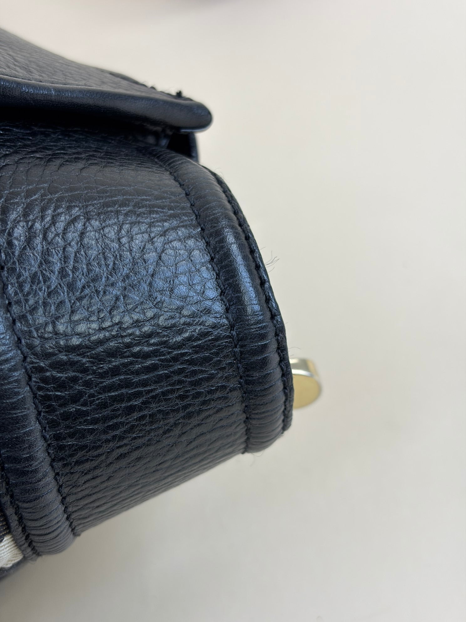 Burberry Black Manor house check Tote Bag